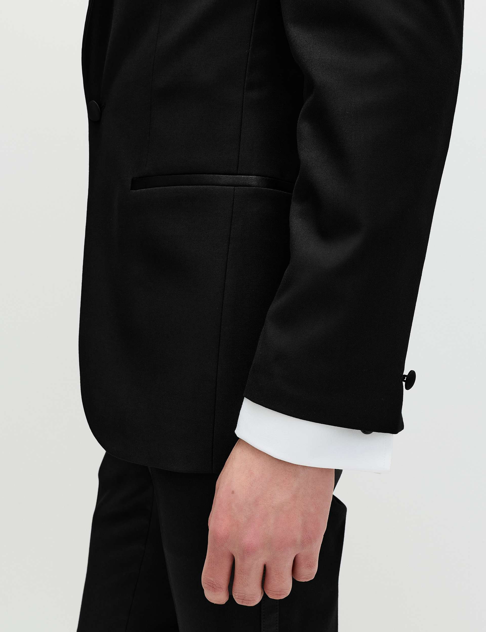 Skinny Fit Stretch Tuxedo Jacket thumbnail 5