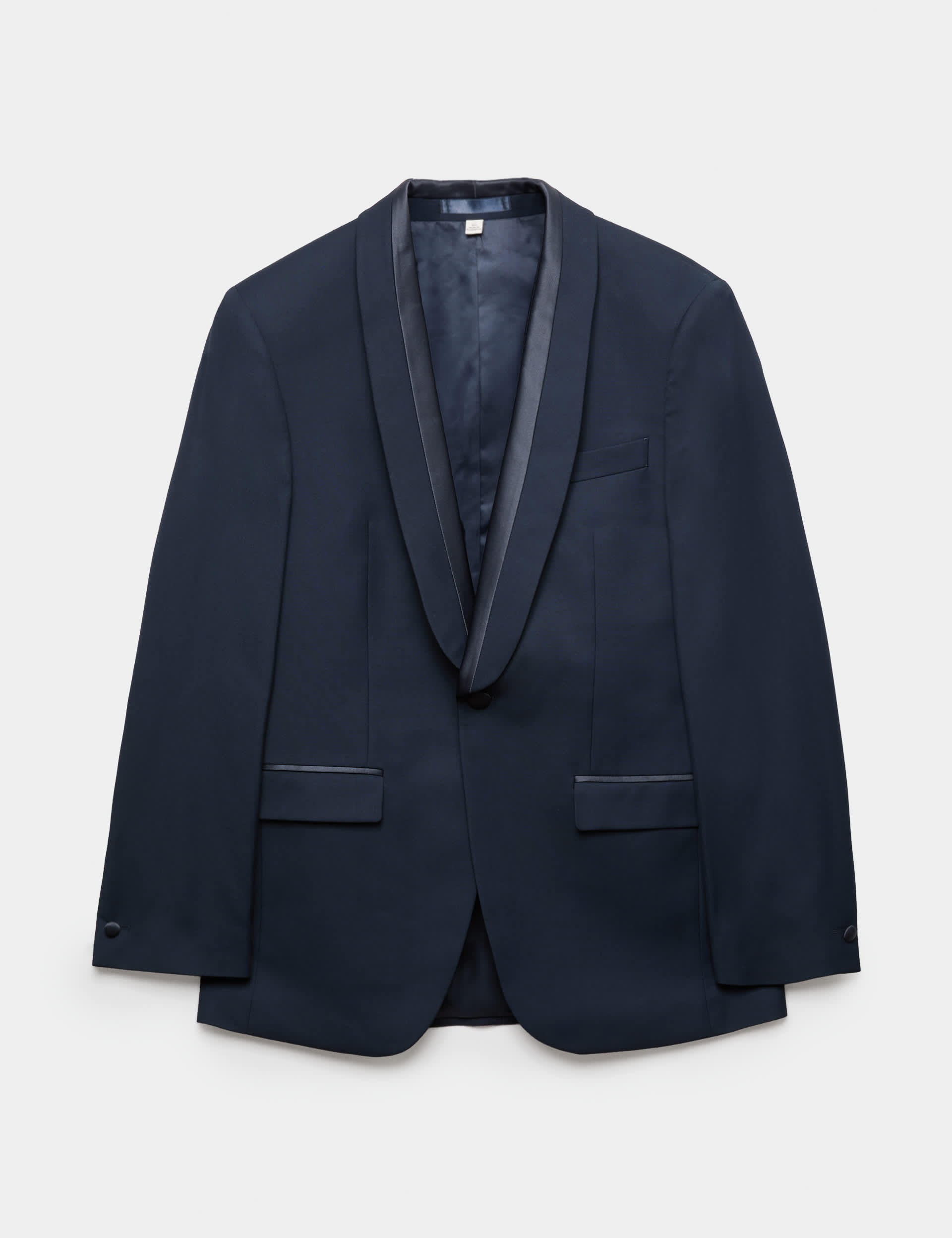 Tailored Fit Shawl Collar Tipped Tux Jacket thumbnail 2
