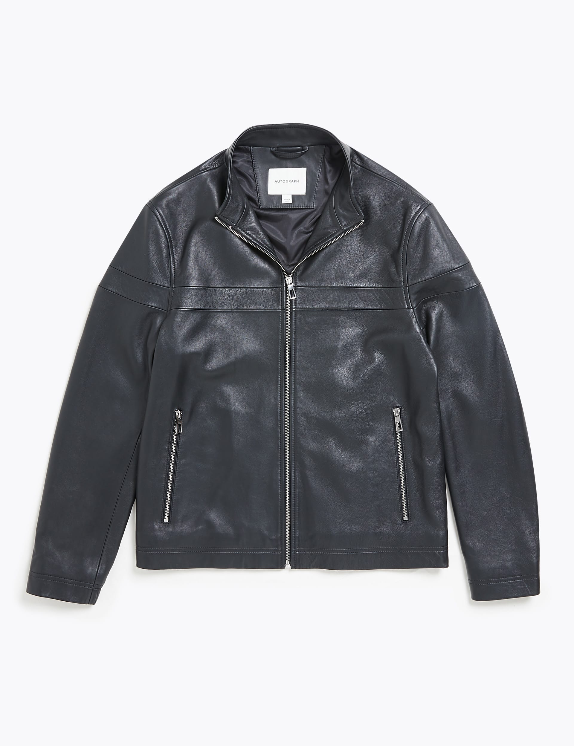 Autograph leather biker jacket hotsell