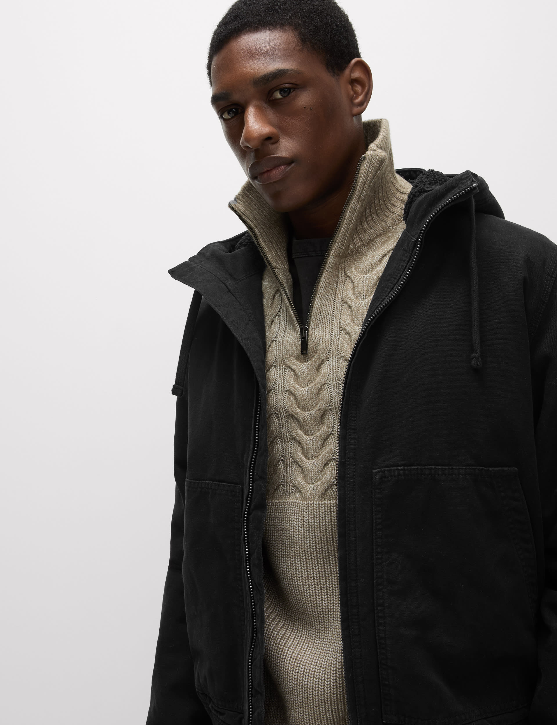 Mens long borg coat hotsell