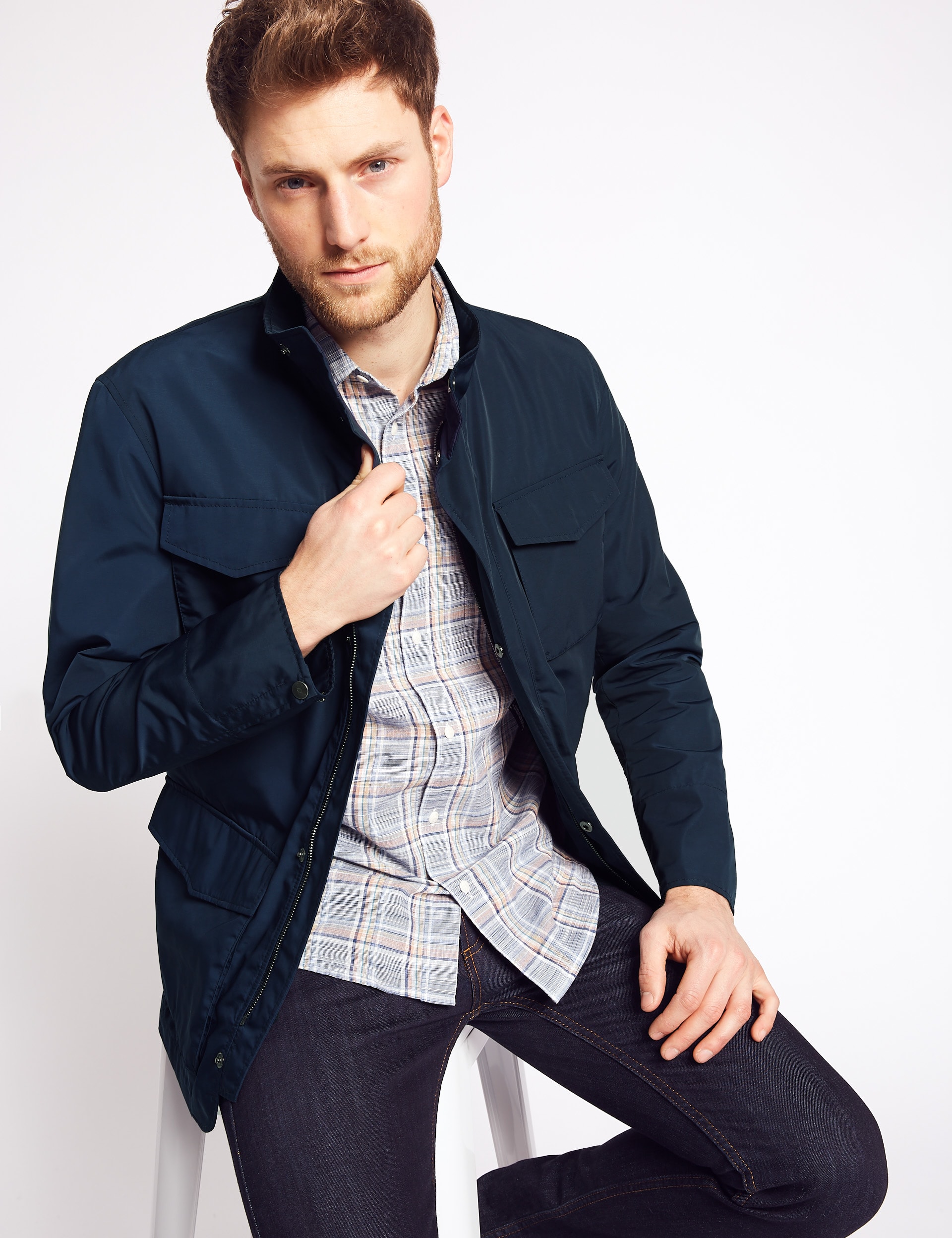 4 Pocket Jacket with Stormwear M S Collection M S