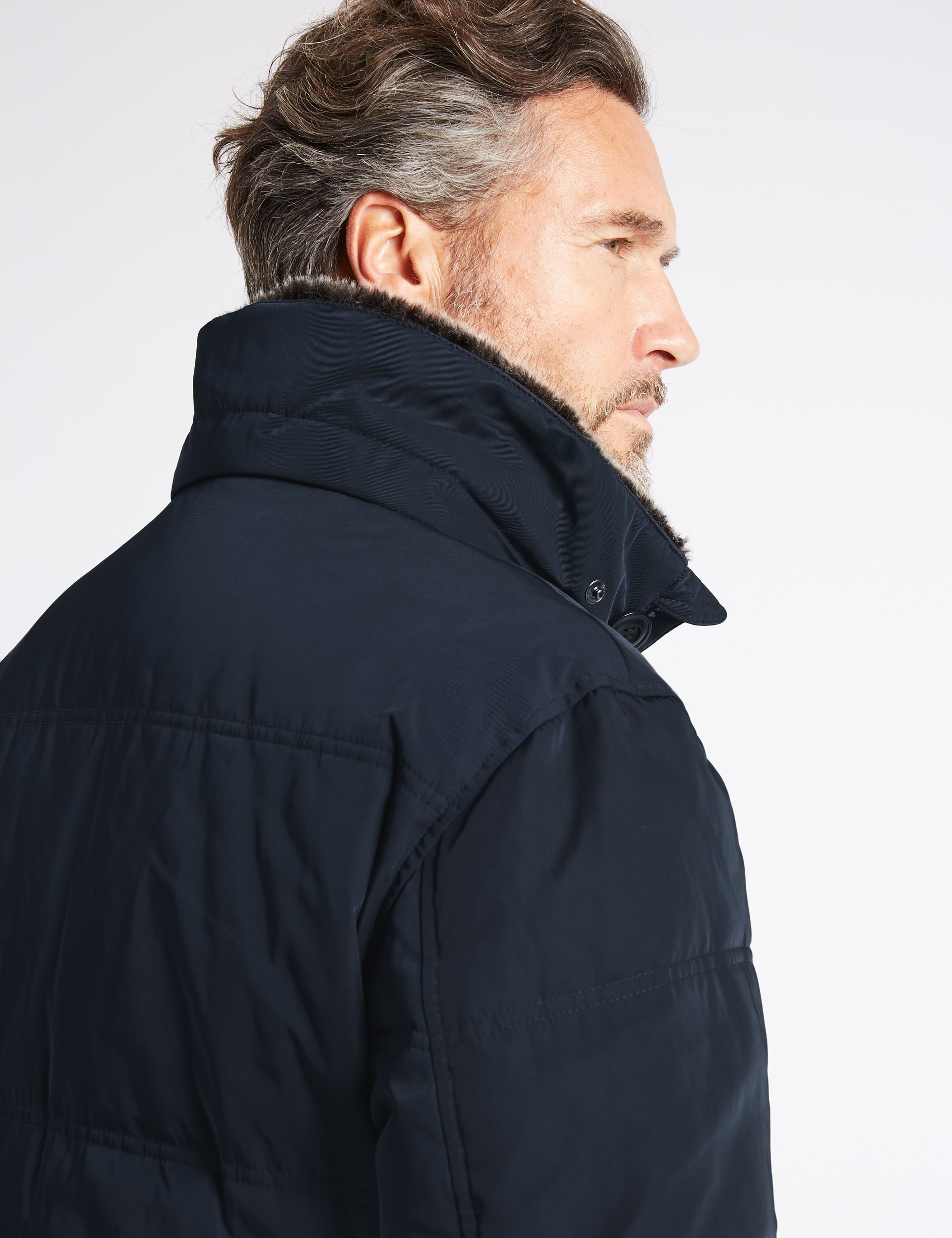 Down Feather Parka with Stormwear Blue Harbour M S