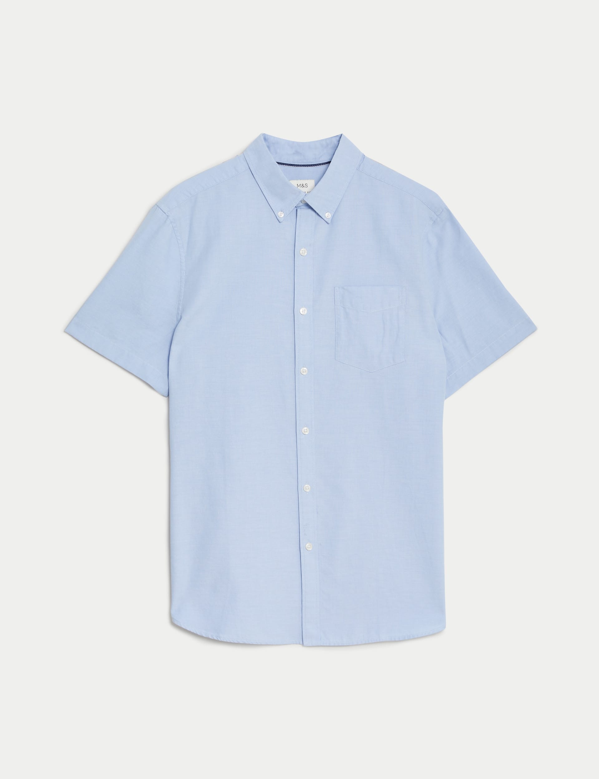 Easy Iron Cotton Rich Oxford Shirt