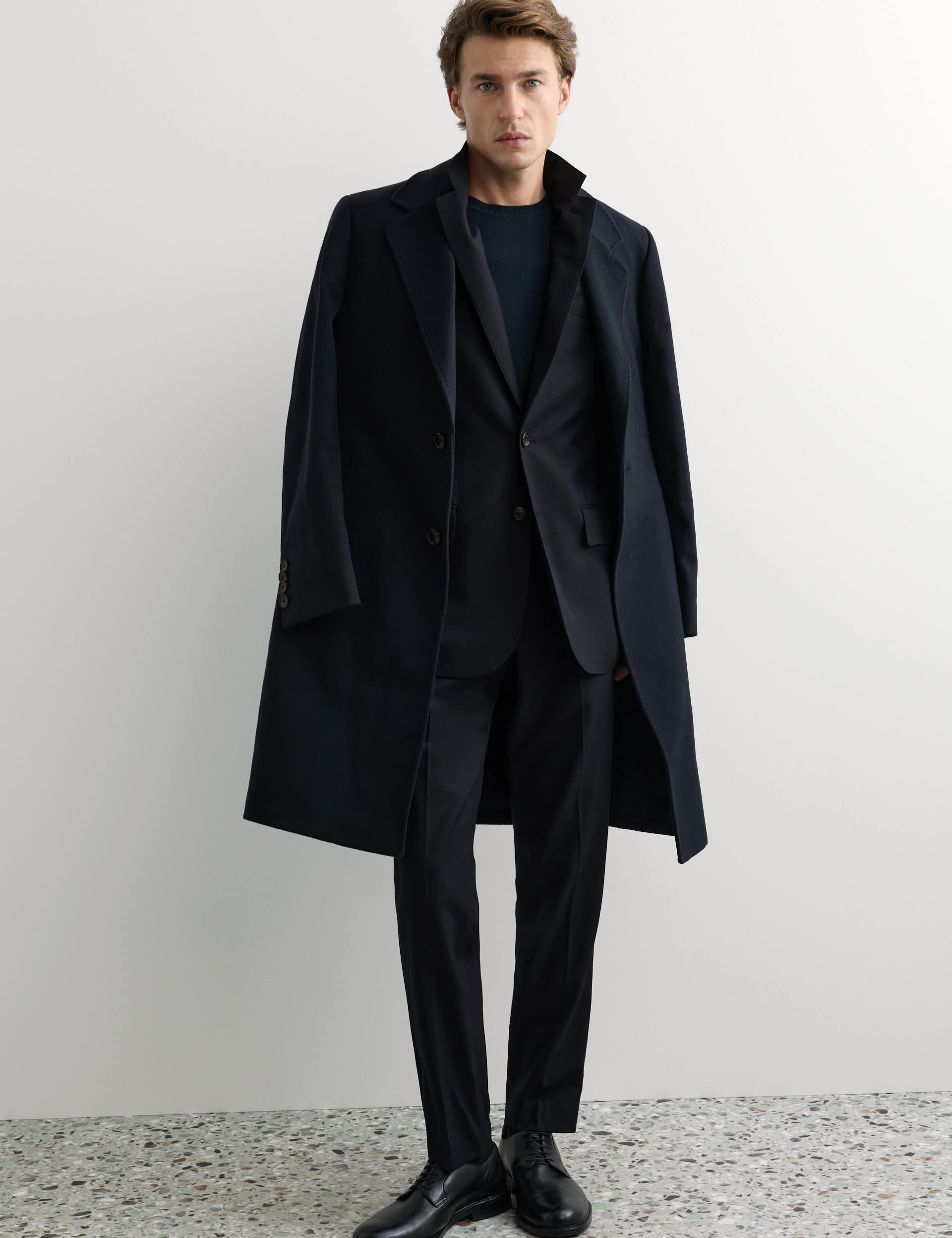 Tailored Fit Pure Wool Flannel Suit Jacket thumbnail 7
