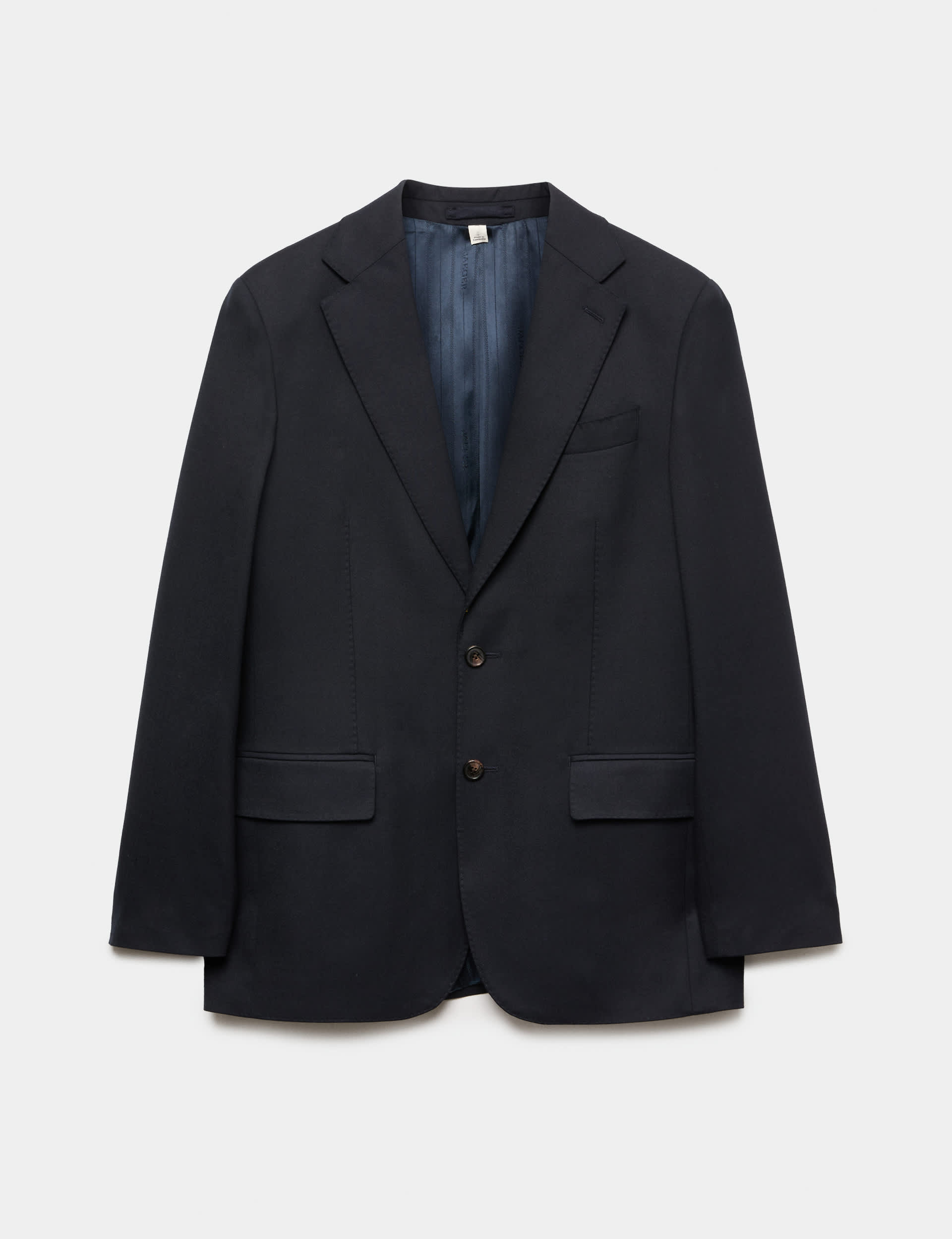 Tailored Fit Pure Wool Flannel Suit Jacket thumbnail 2