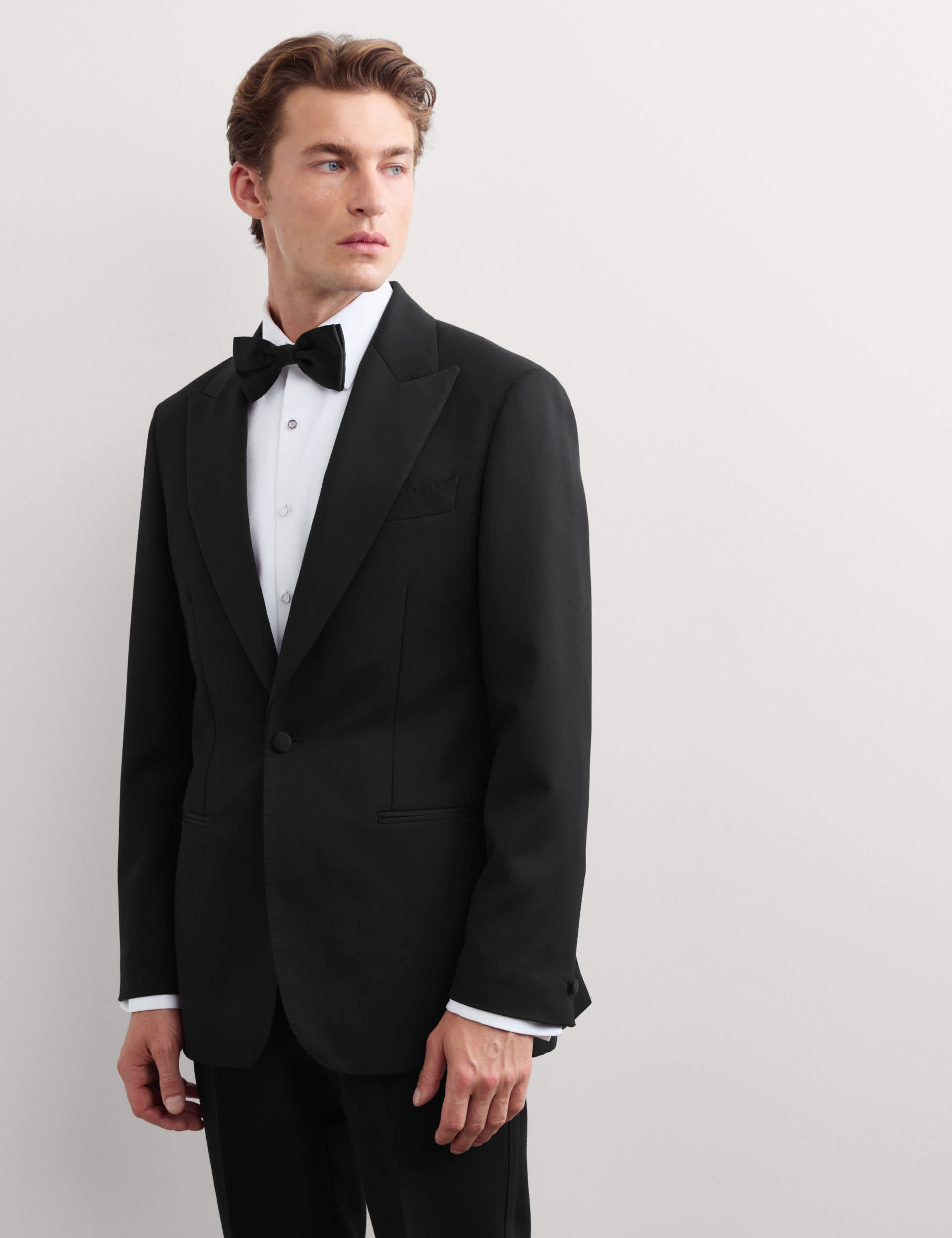 Tailored Fit Pure Wool Tuxedo Jacket primary image