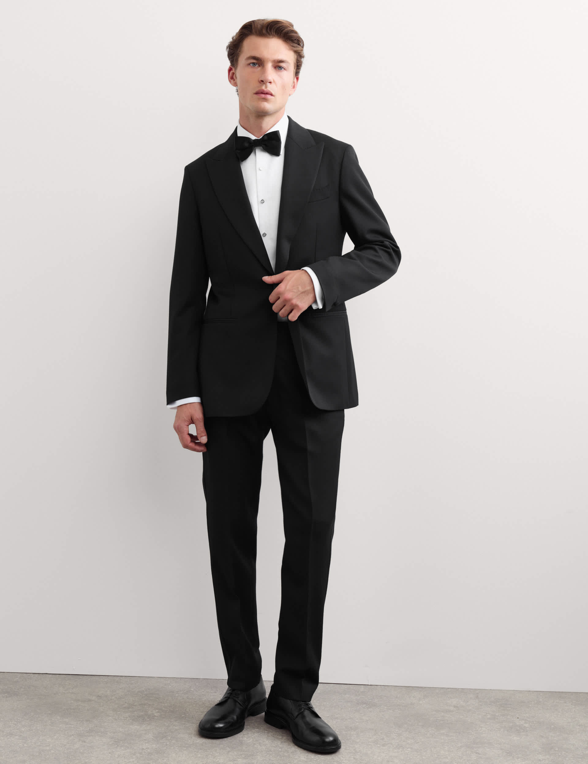 Tailored Fit Pure Wool Tuxedo Jacket thumbnail 7