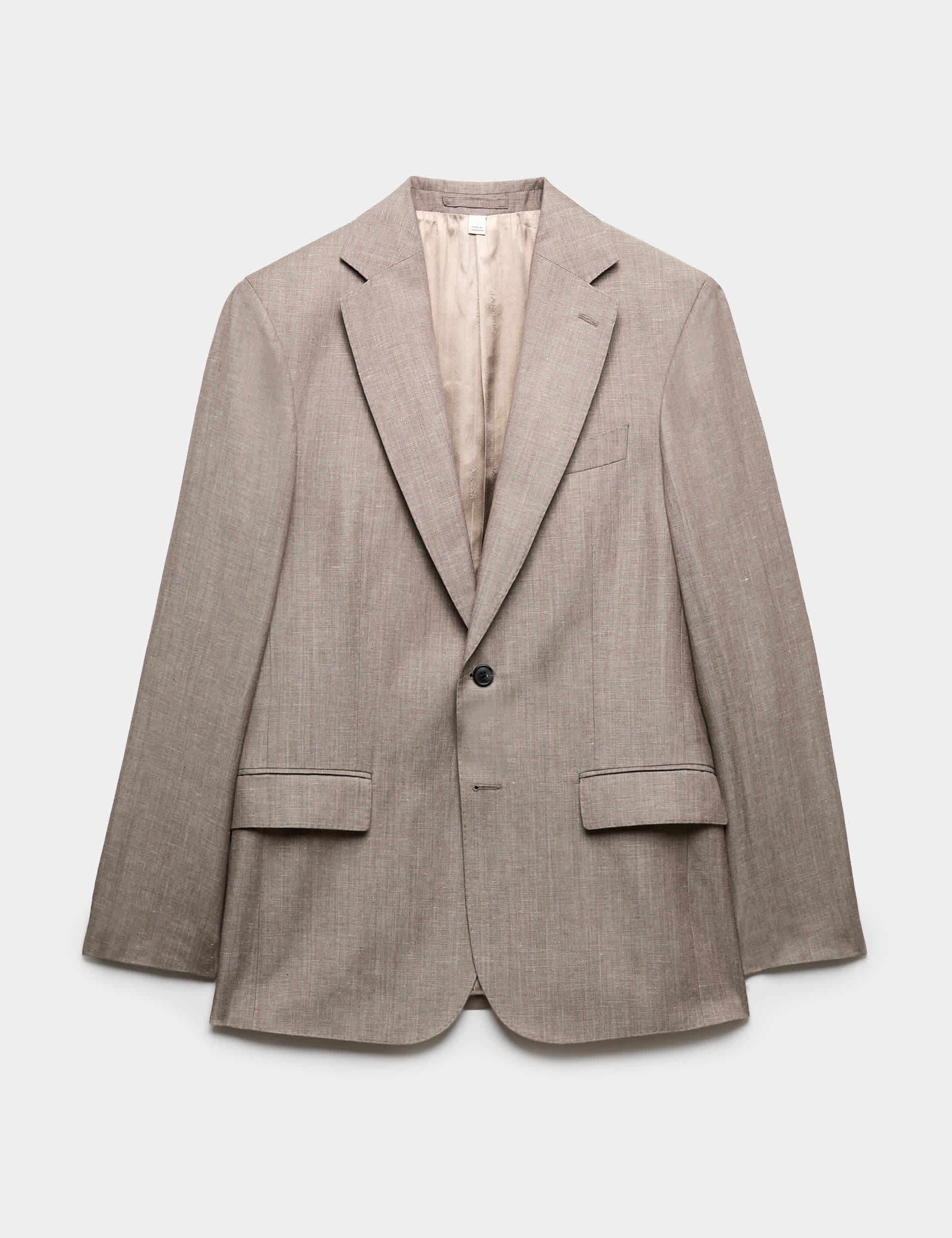 Tailored Fit Italian Wool Linen Blend Suit Jacket thumbnail 2