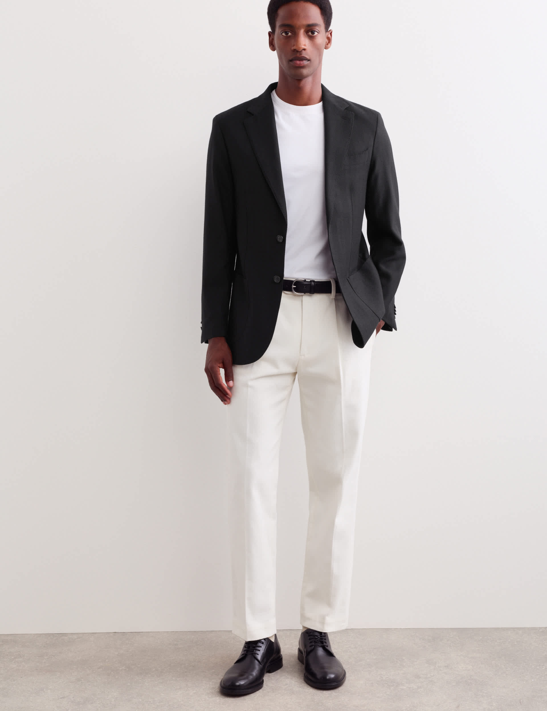 Tailored Fit Wool Herringbone Blazer thumbnail 7
