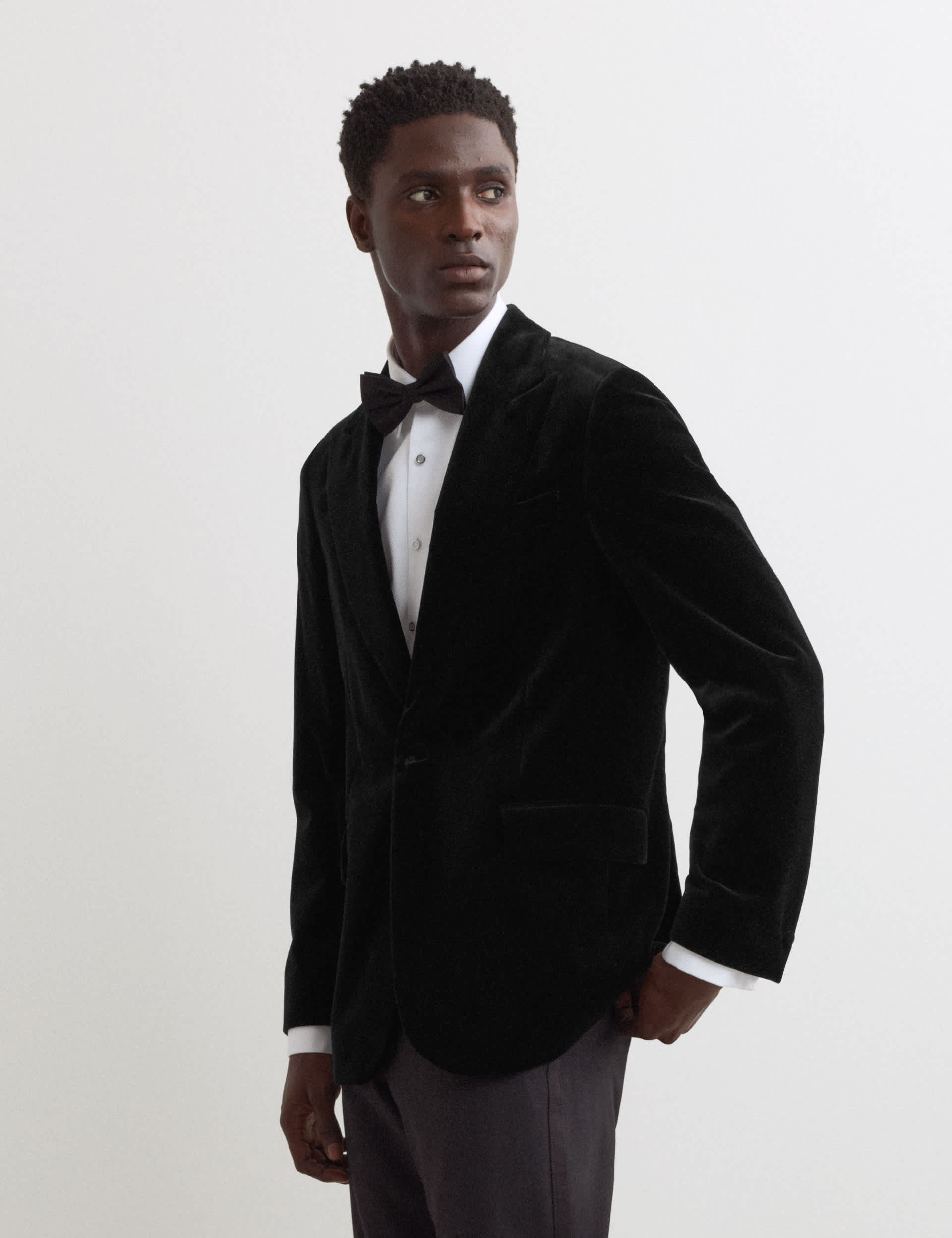 Pure Cotton Velvet Blazer thumbnail 6