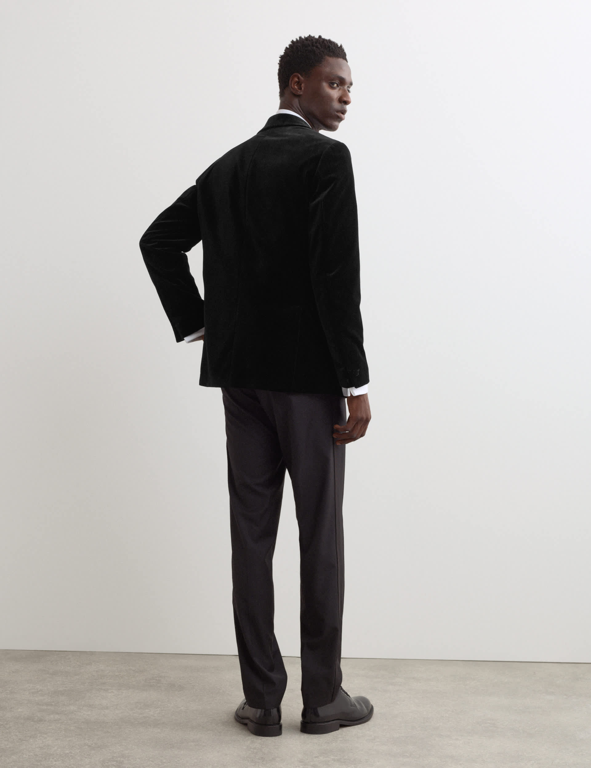 Pure Cotton Velvet Blazer thumbnail 7