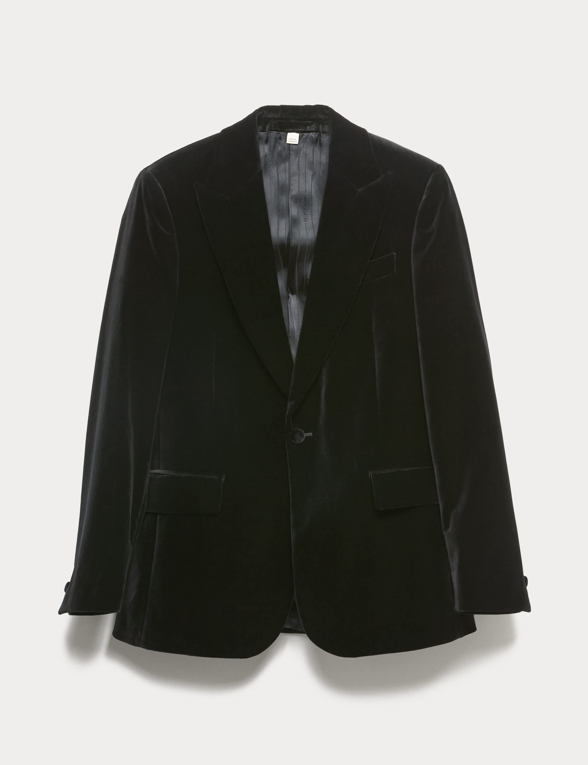 Pure Cotton Velvet Blazer thumbnail 2