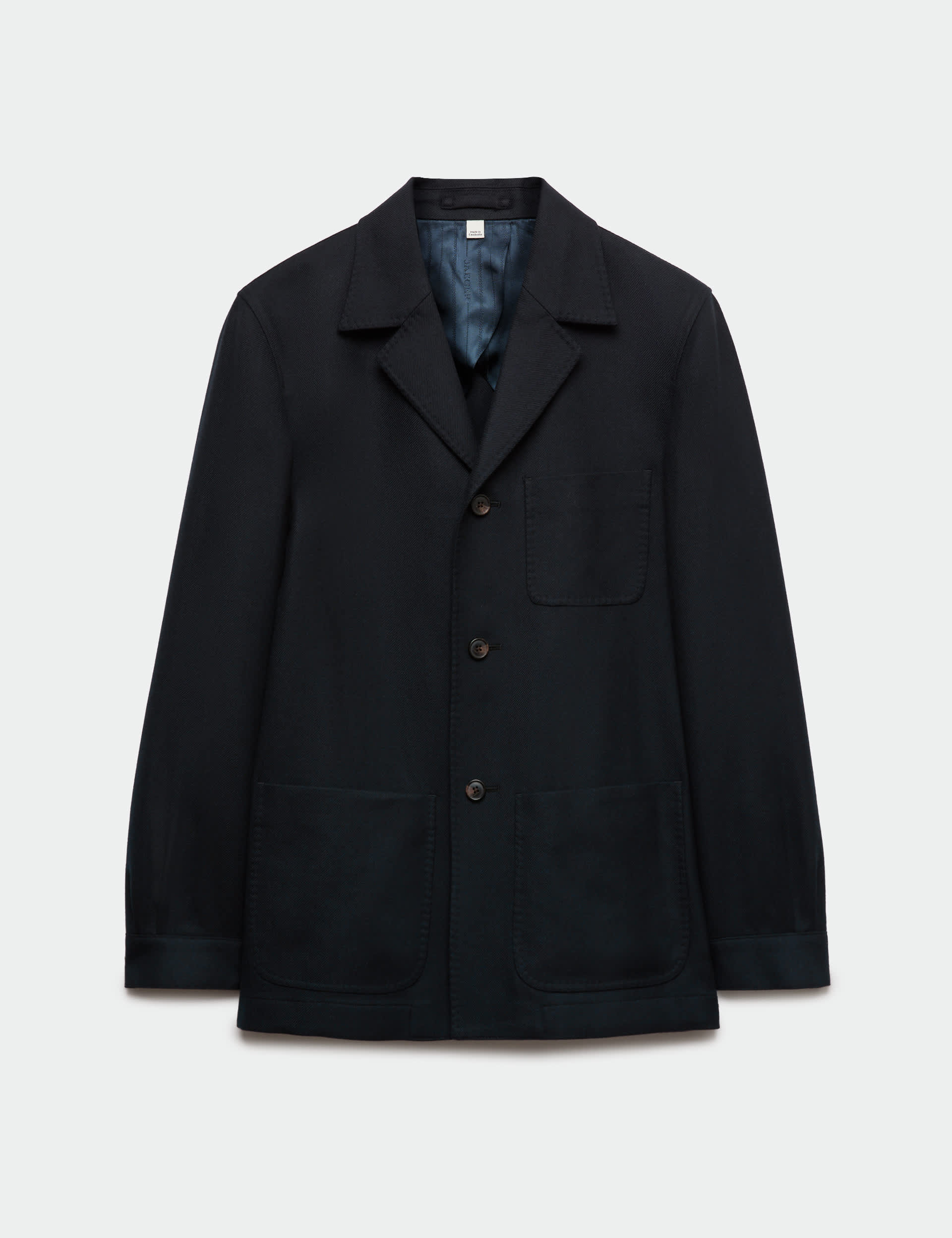 Wool Blend Tailored Fit Suit Jacket thumbnail 2