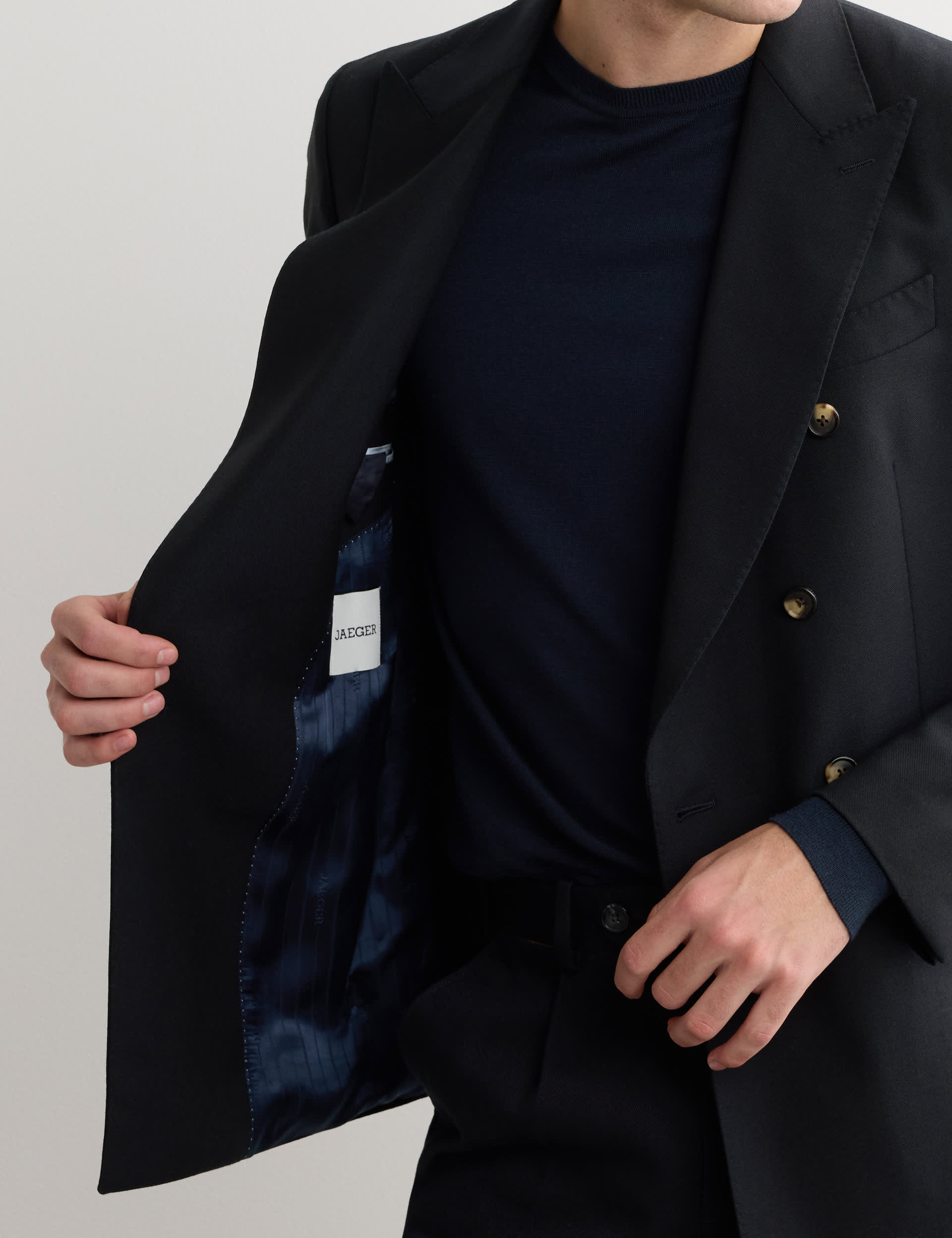 Tailored Fit Italian Pure Wool Blazer thumbnail 4
