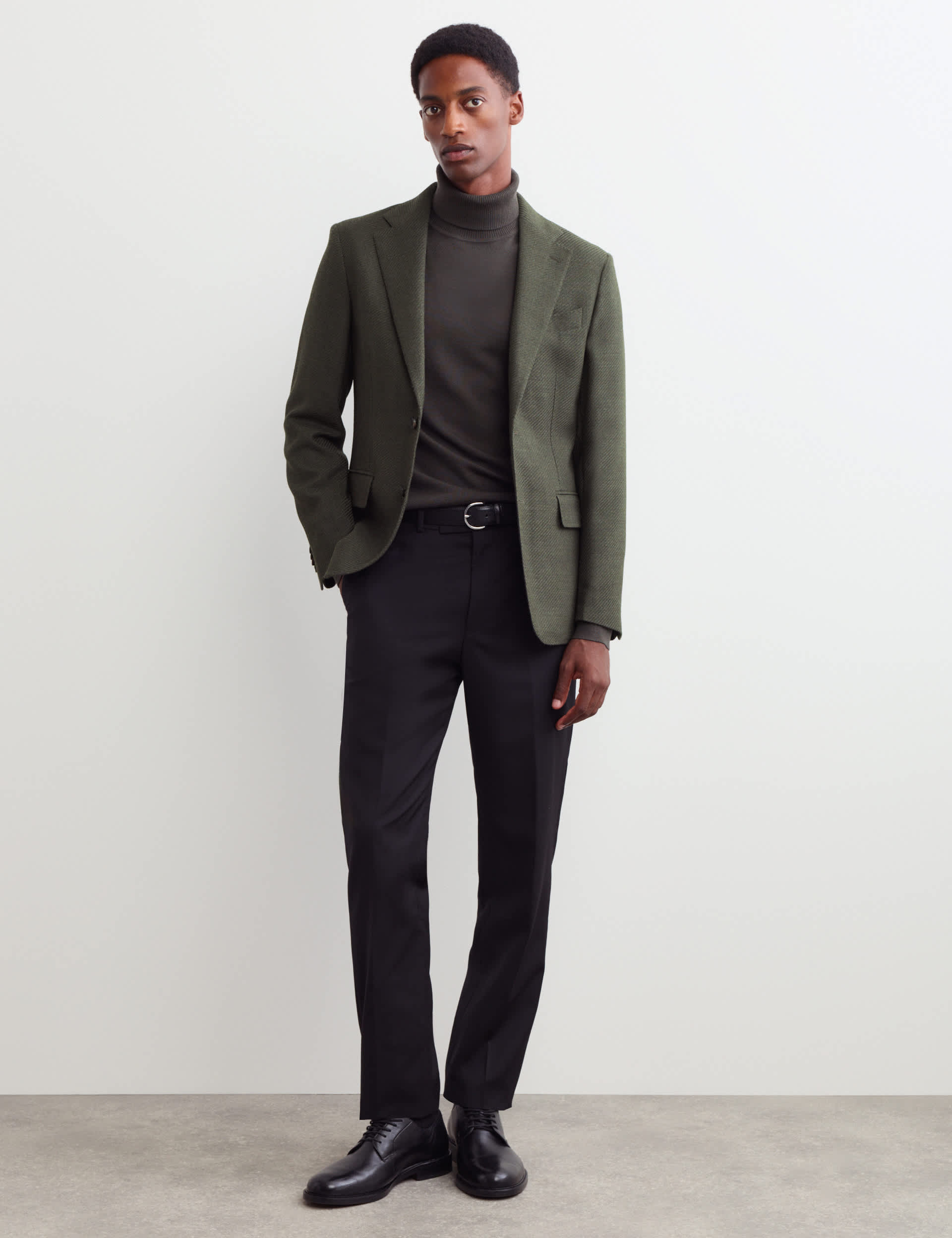 Tailored Fit Wool Rich Twill Blazer thumbnail 7