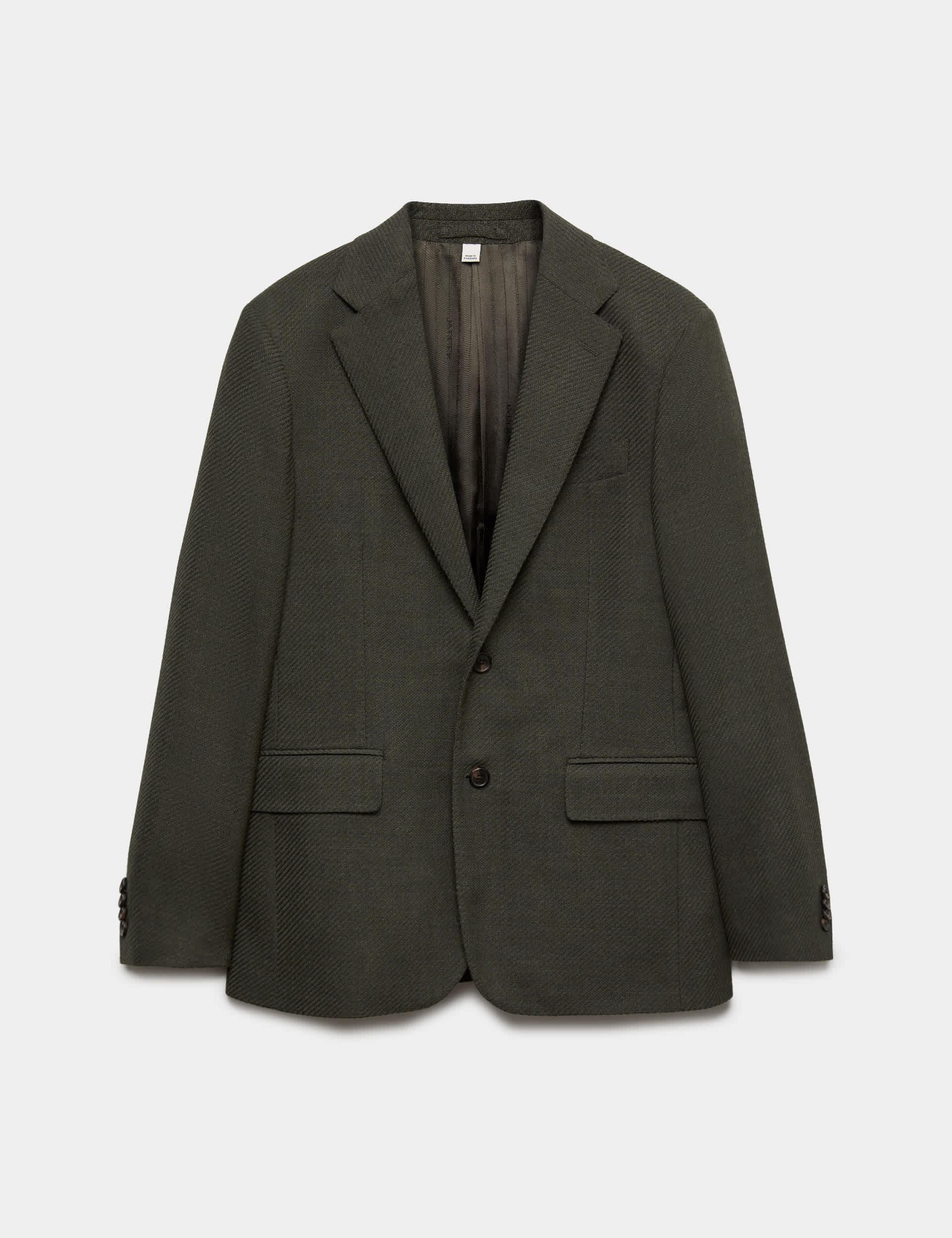 Tailored Fit Wool Rich Twill Blazer thumbnail 2