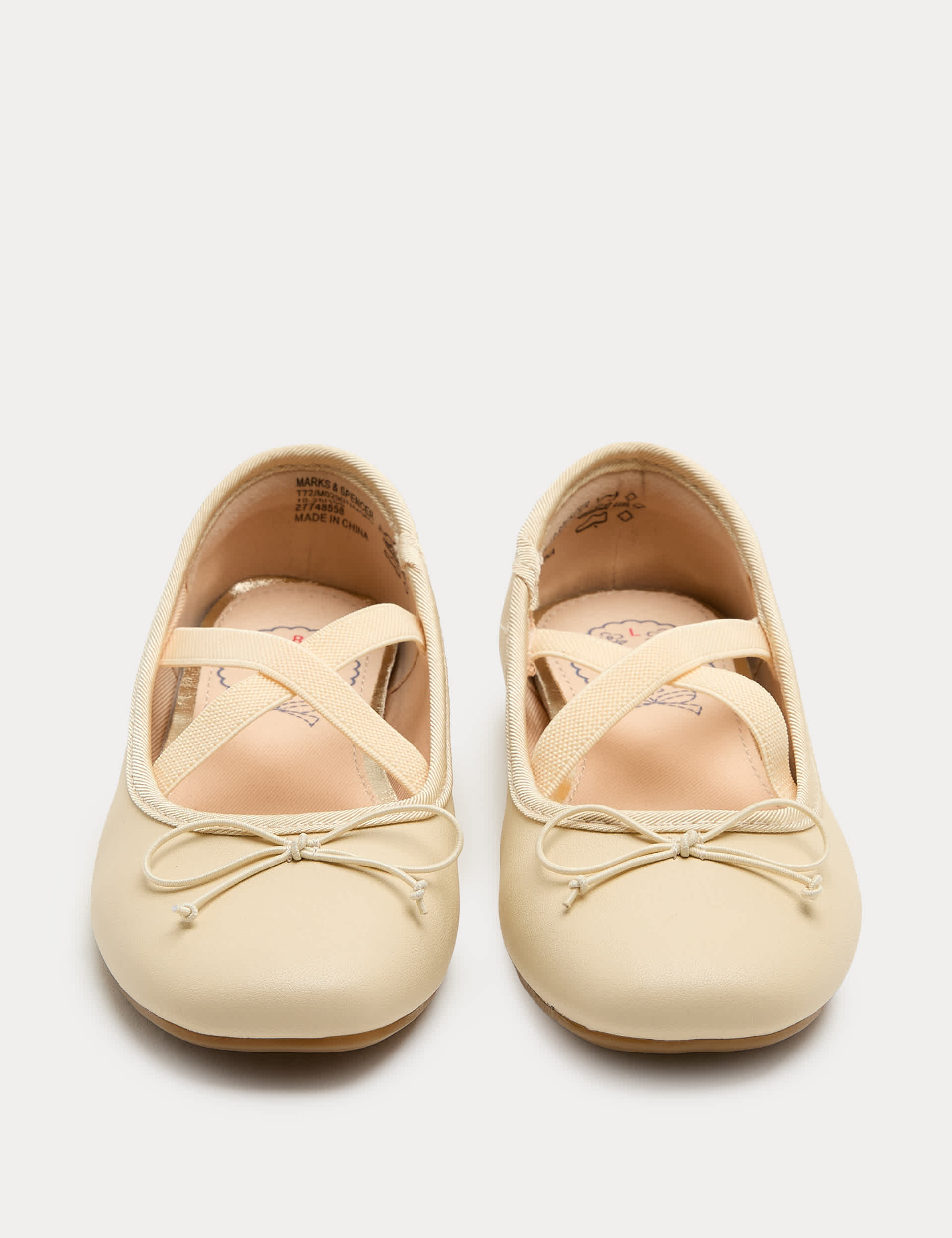 Kids' Square Toe Ballet Shoes (4 Small - 6 Large)
