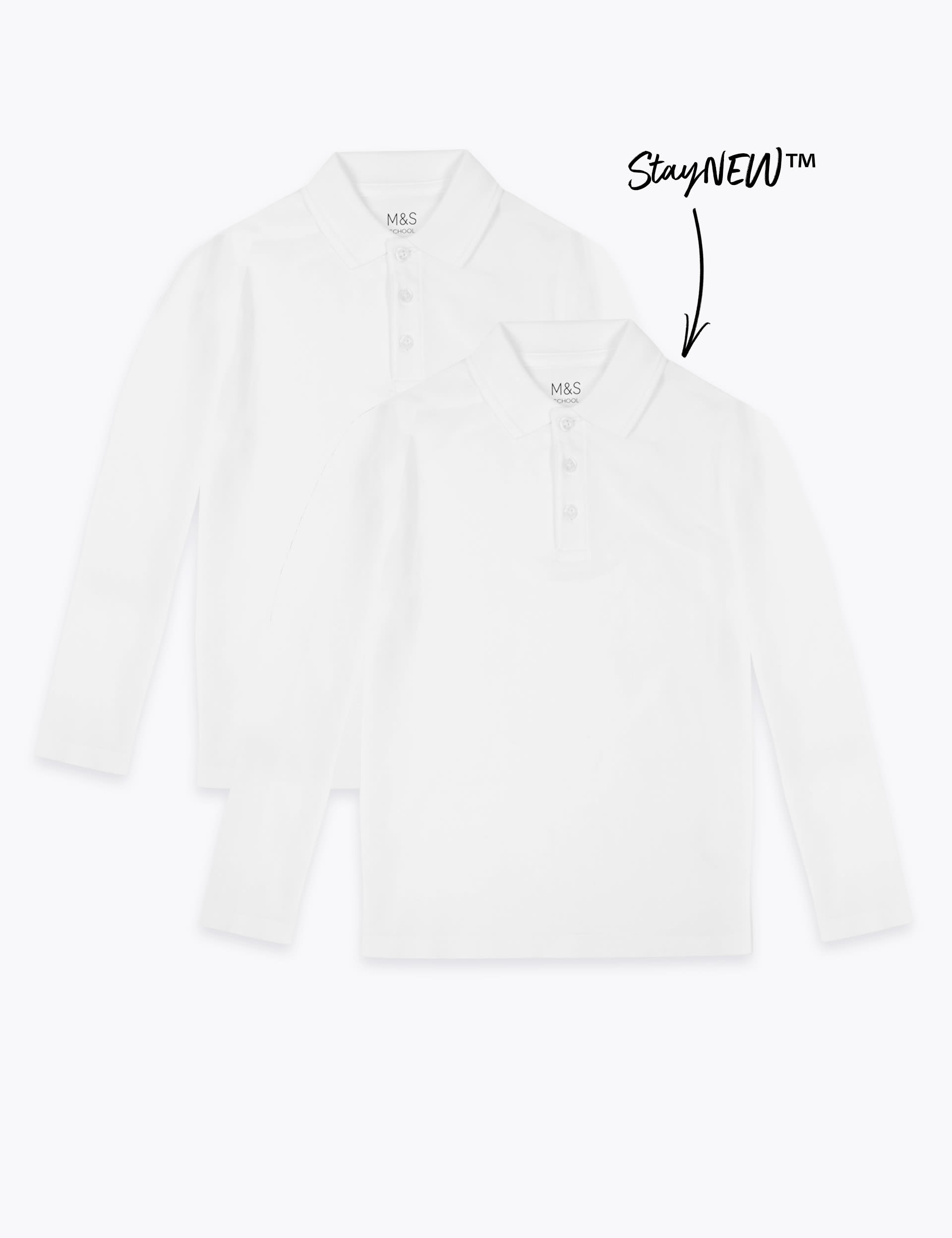 M and s school polo shirts hot sale