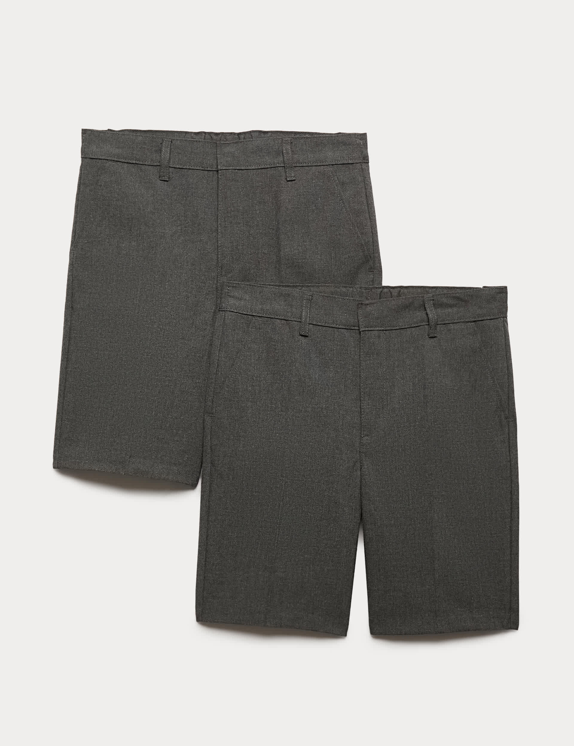 ONLY High Waist Stripe Shorts 2er Pack – Schwarze Damen-Shorts Im Set