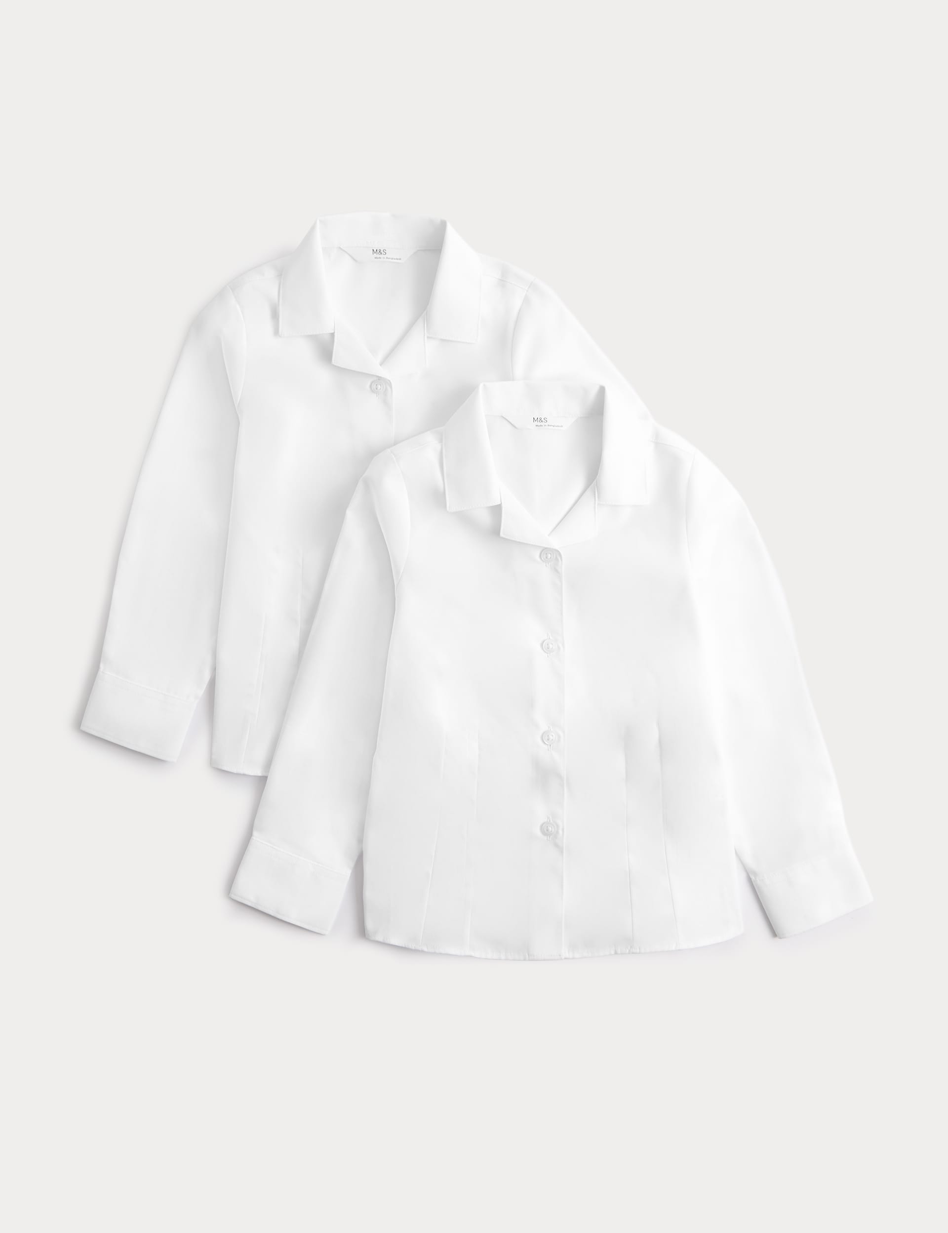 T-shirt Basique Fille Marks And Spencer – Blanc, Coton, Taille 10-11 Ans – Neuf