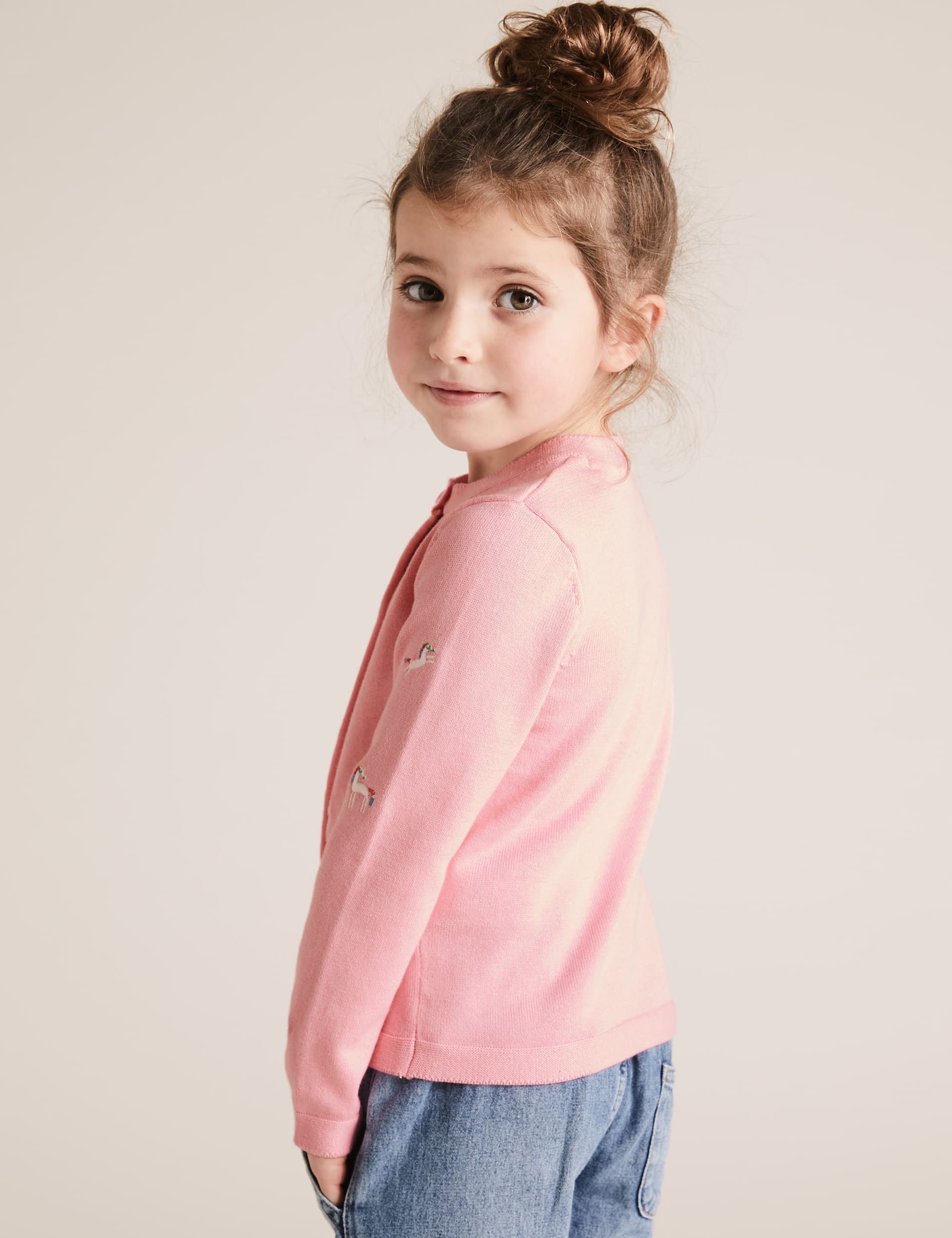 Girls unicorn cardigan best sale