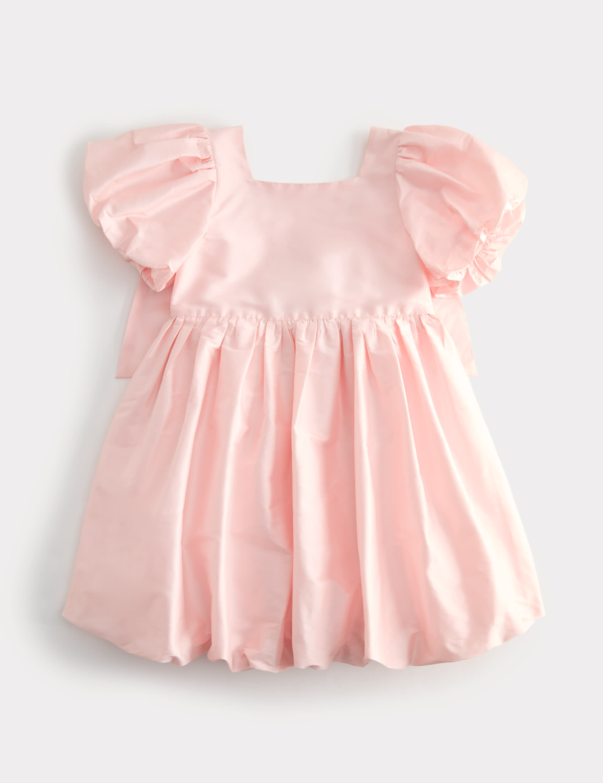 Taffeta Bow Dress (2-16 Yrs)