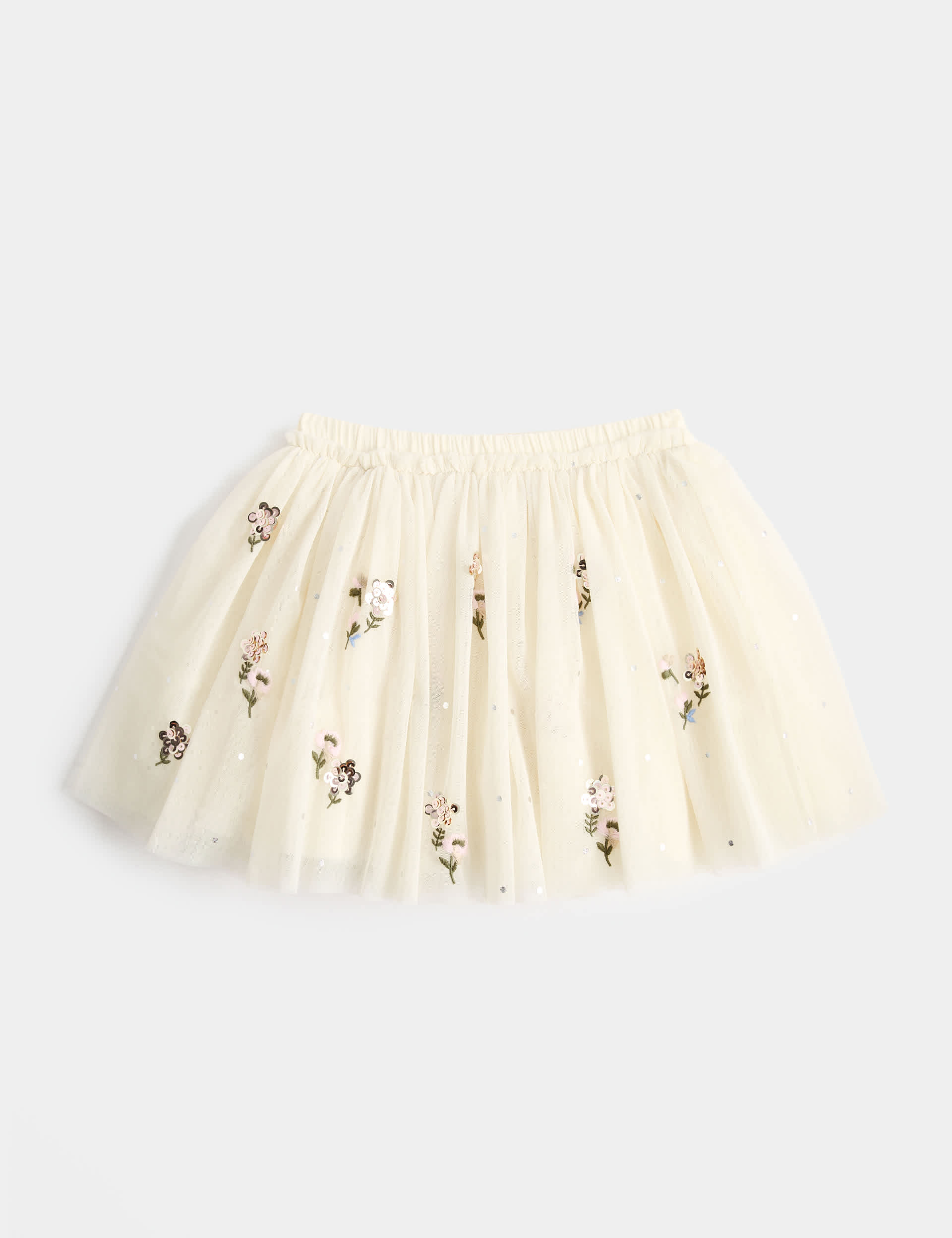 Floral Embroidered Tutu (2-8 Yrs)
