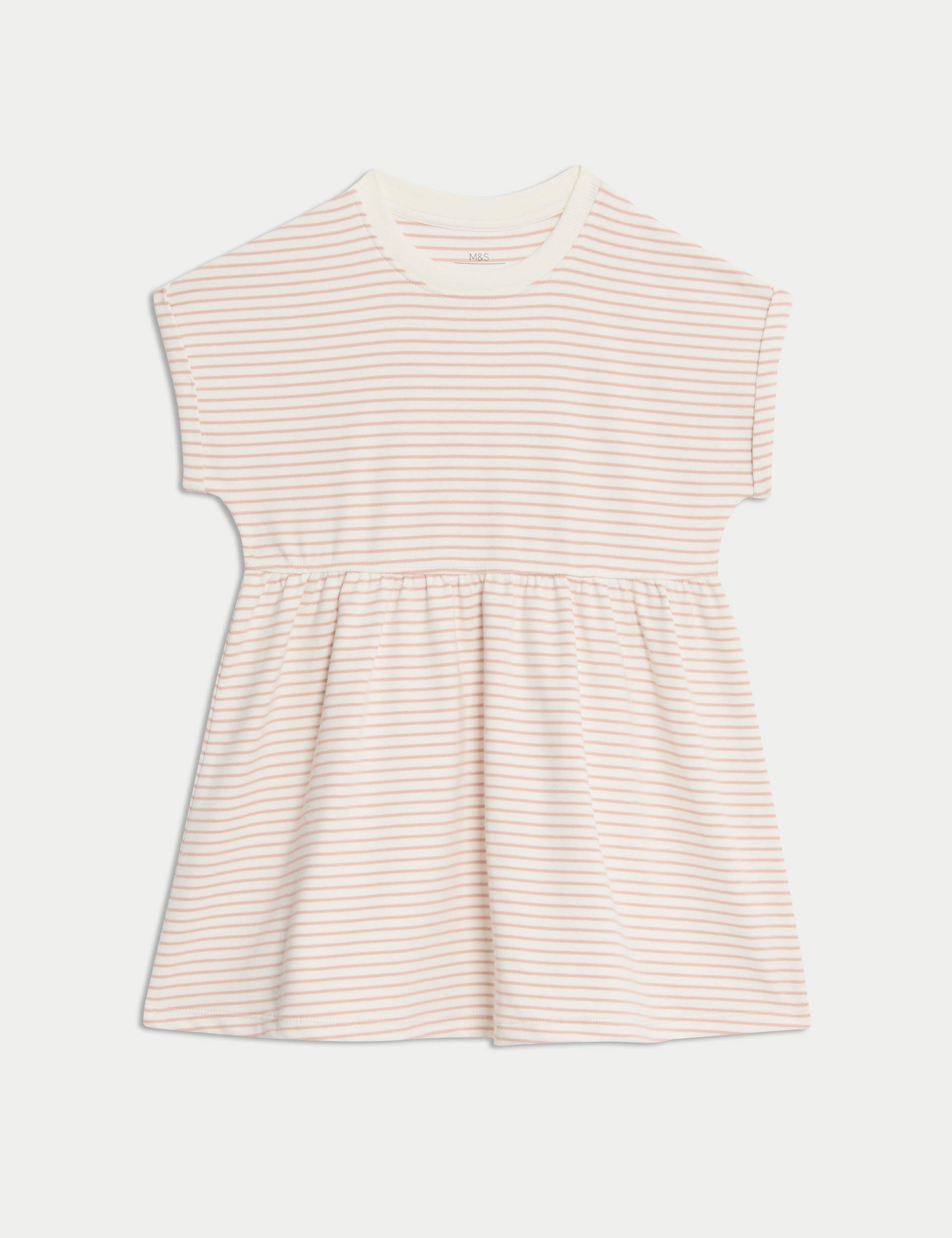 Cotton Rich Striped Dress (2-8 Yrs)