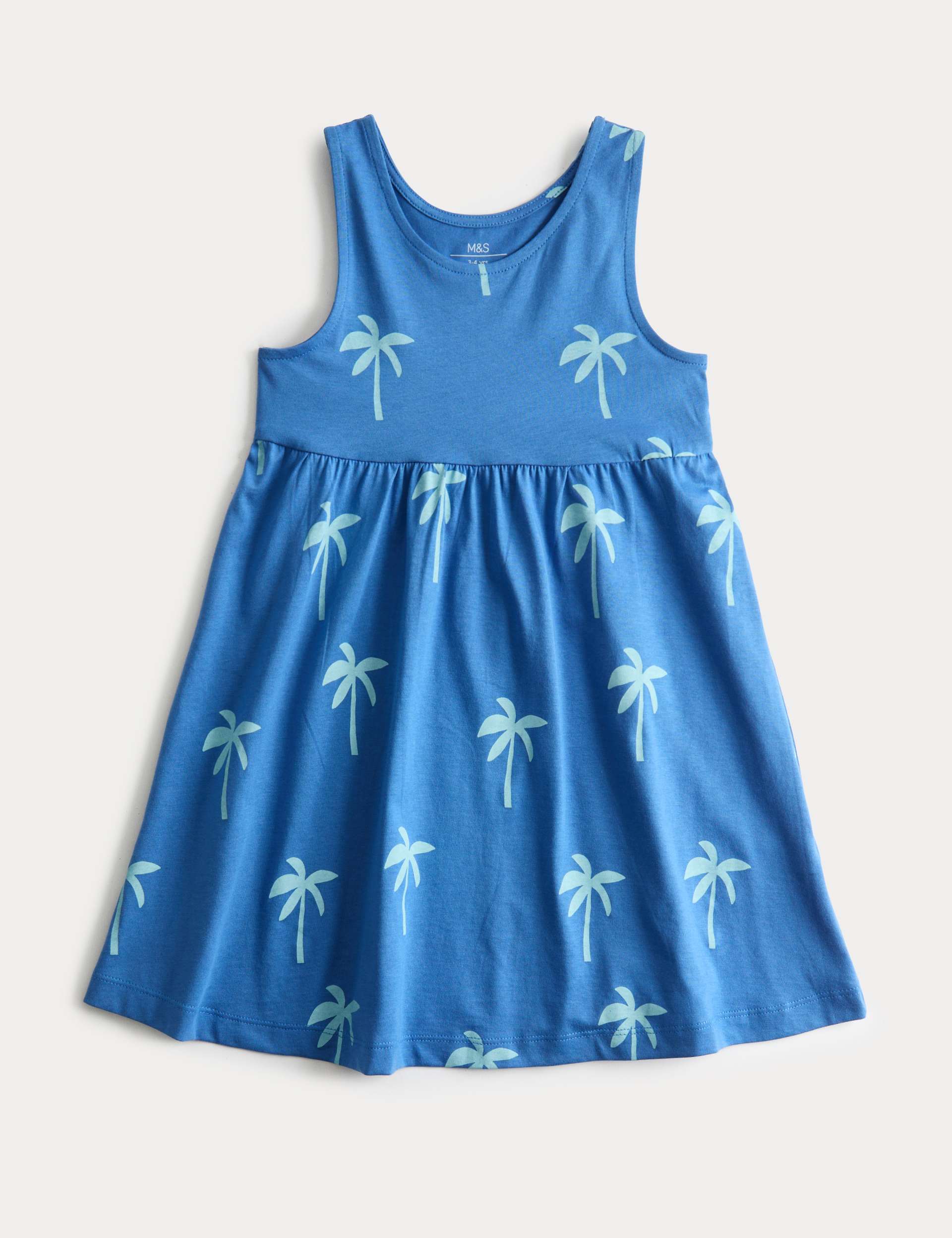Pure Cotton Sleeveless Dress (2-8 Yrs)