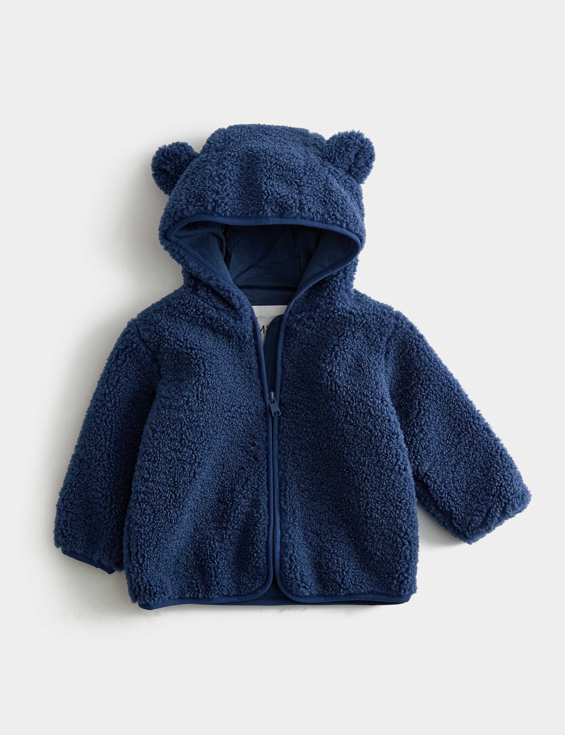 Borg Pocket Hooded Jacket (0-3 Yrs)