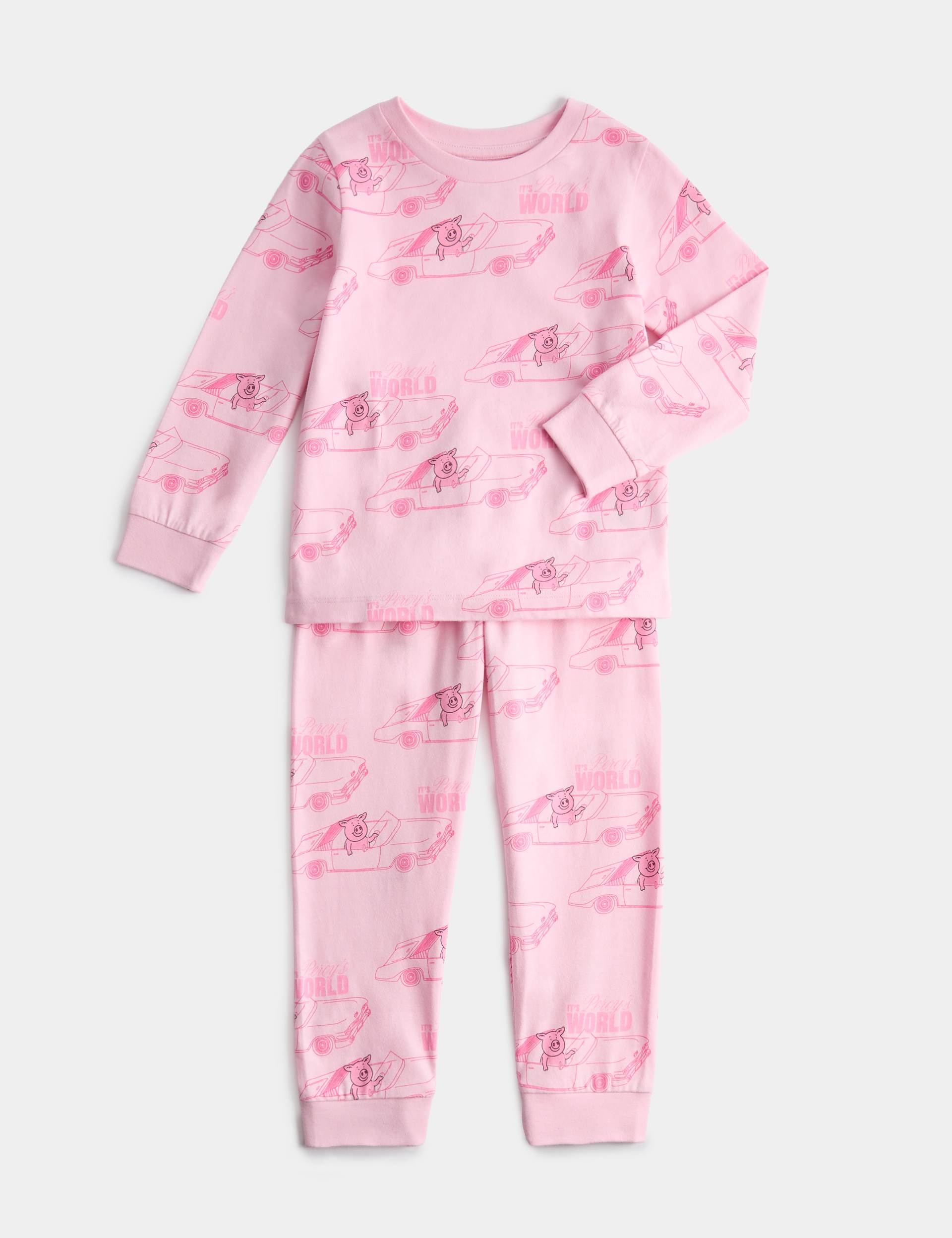 Kids' Pure Cotton Percy Pig™ Pyjamas (1-16 Yrs)