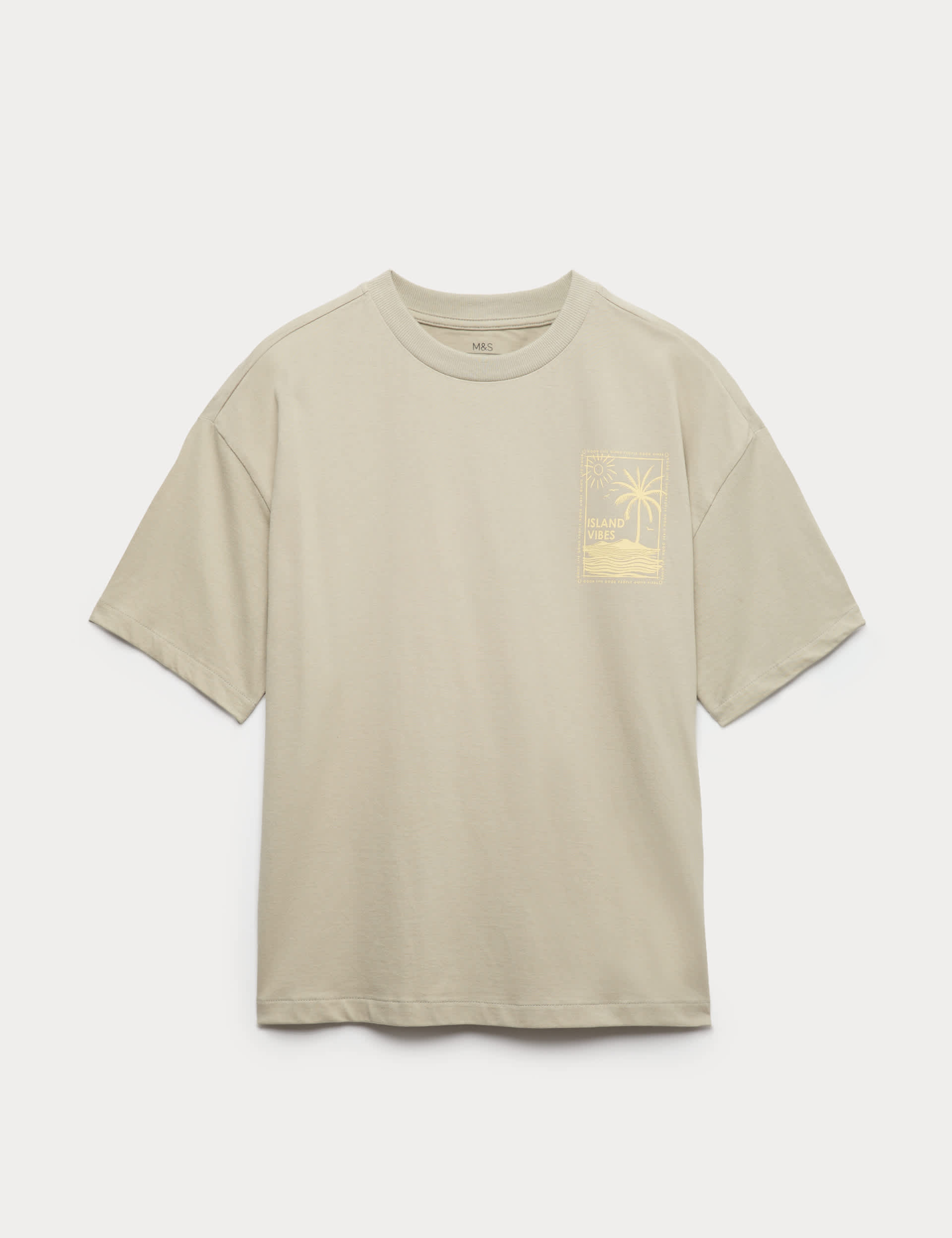 Pure Cotton Graphic T-Shirt (6-16 Yrs)
