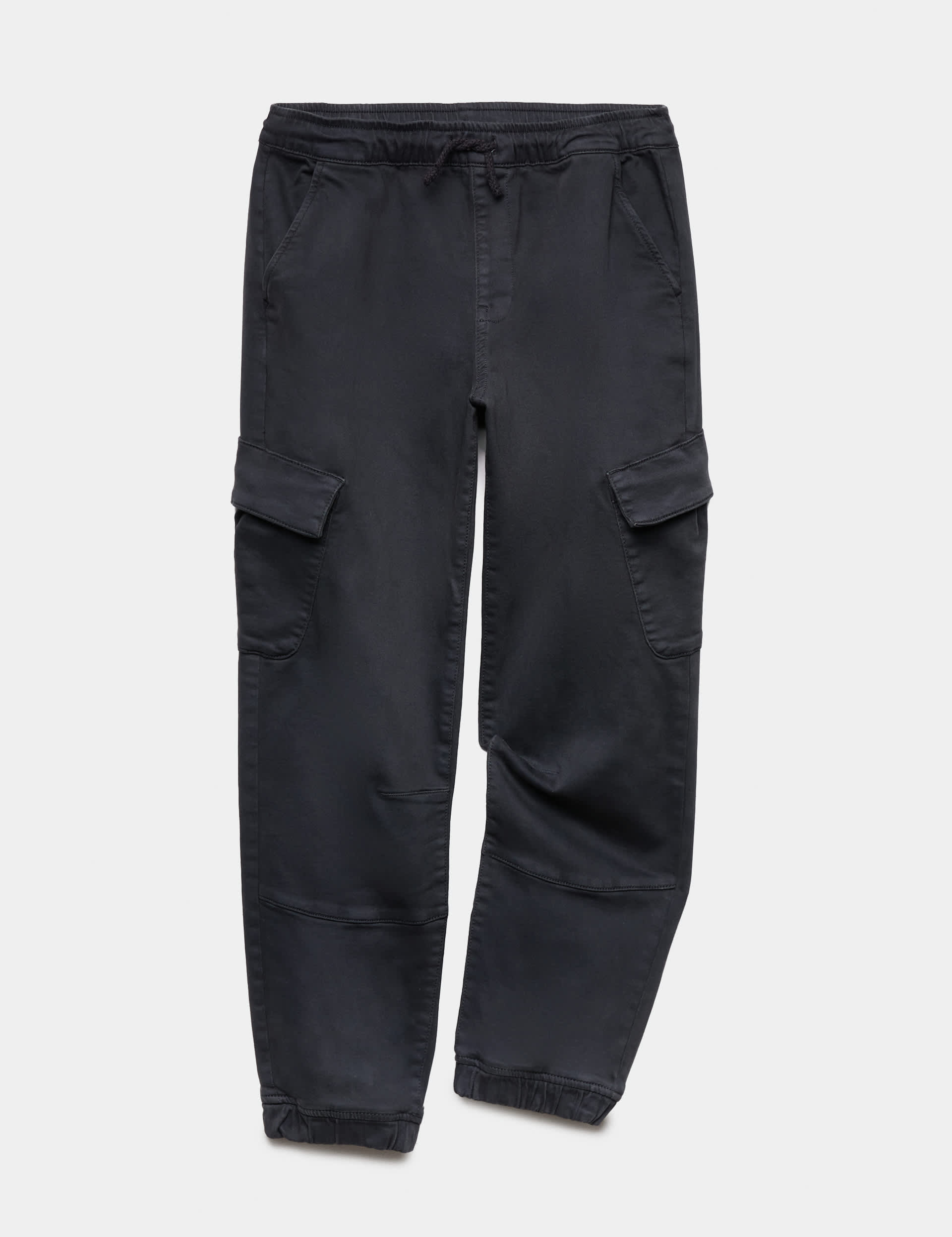 Cotton Rich Stretch Cargo Trousers (6-16 Yrs)