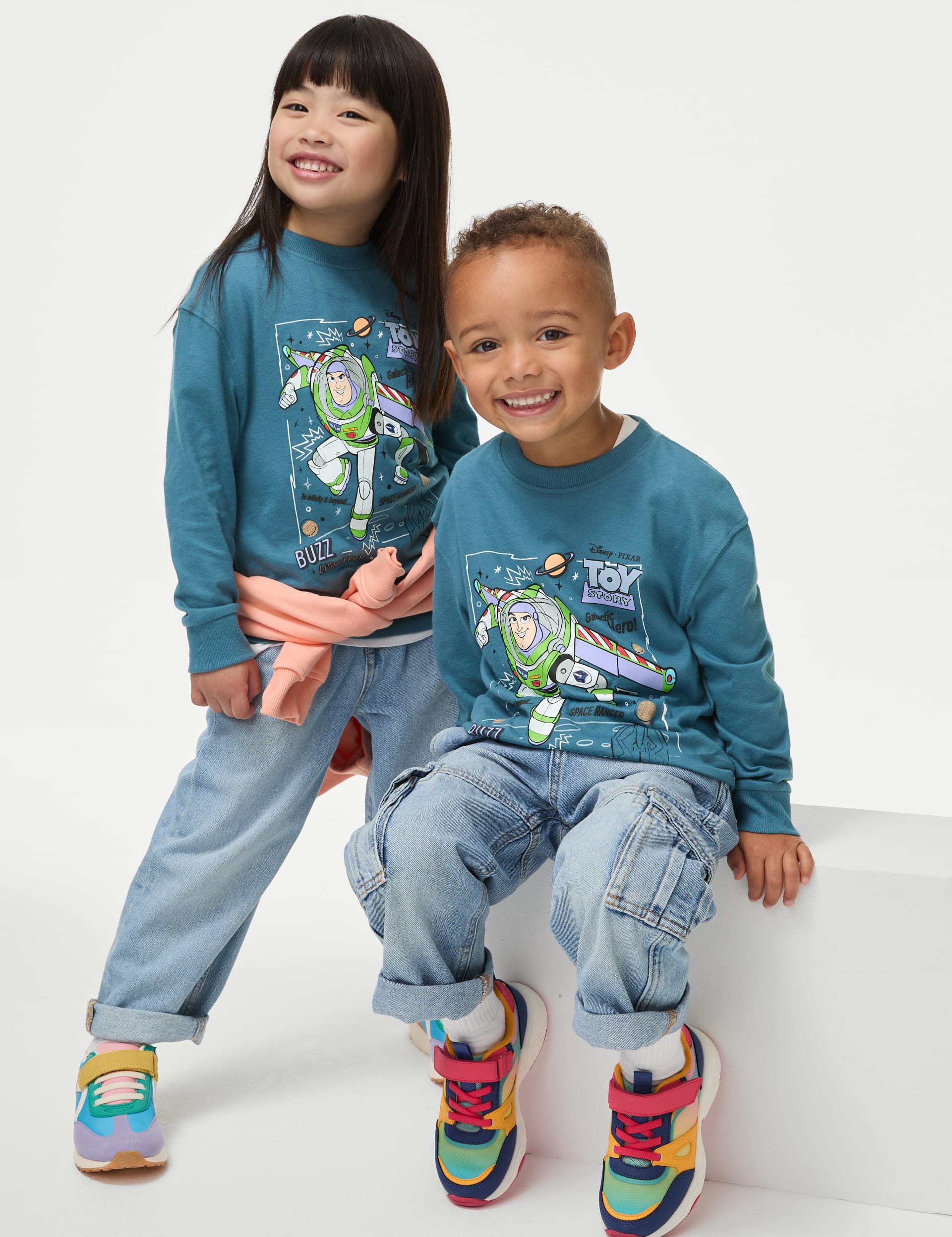 Pure Cotton Toy Story Top 2 8 Yrs M S Collection M S