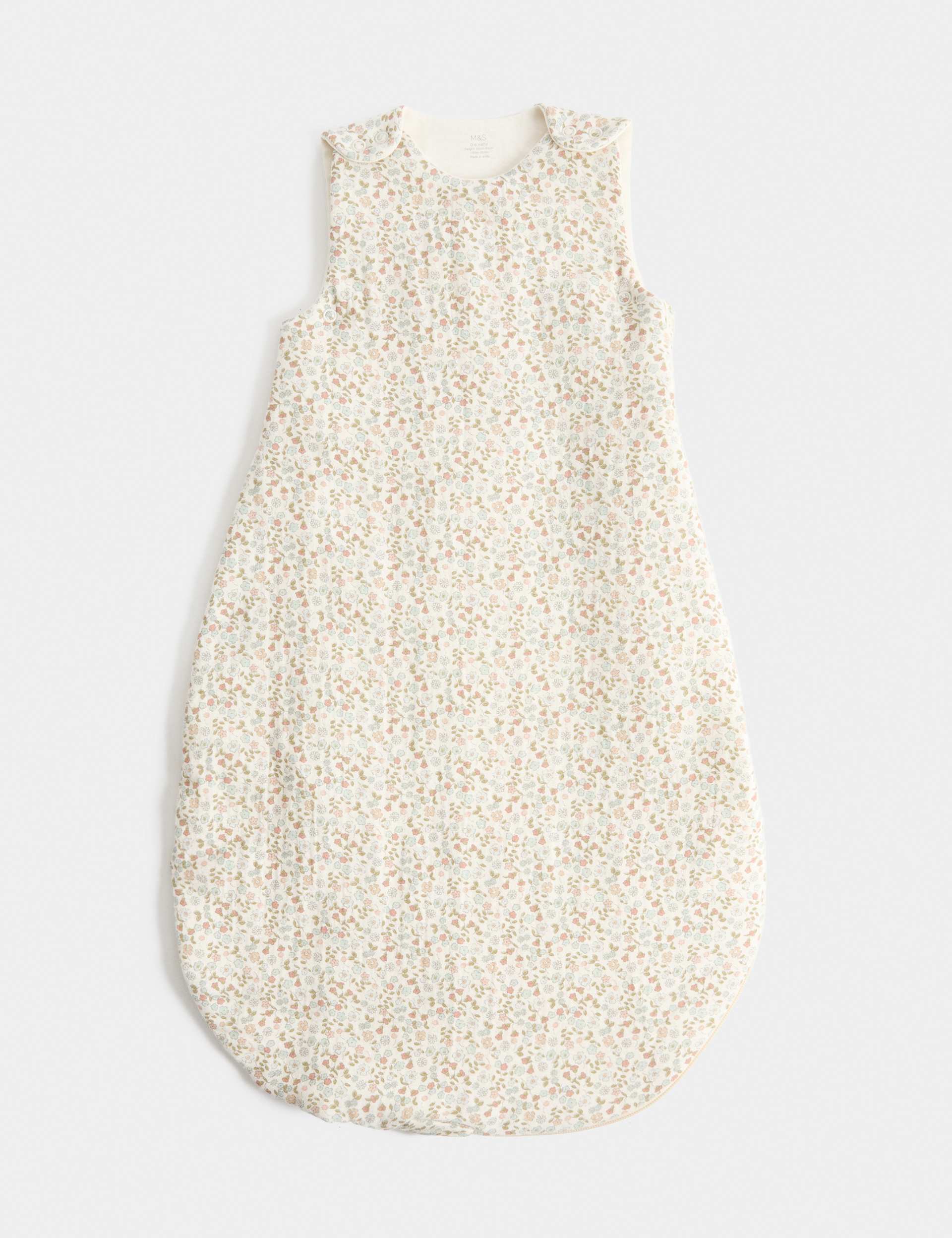 Pure Cotton 2.5 Tog Floral Sleeping Bag (0-3 Yrs)