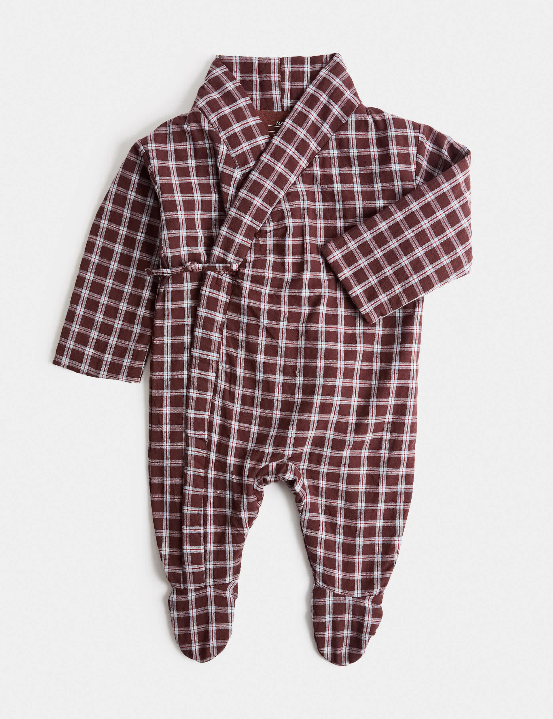 Checked Pramsuit (0-12 Mths)