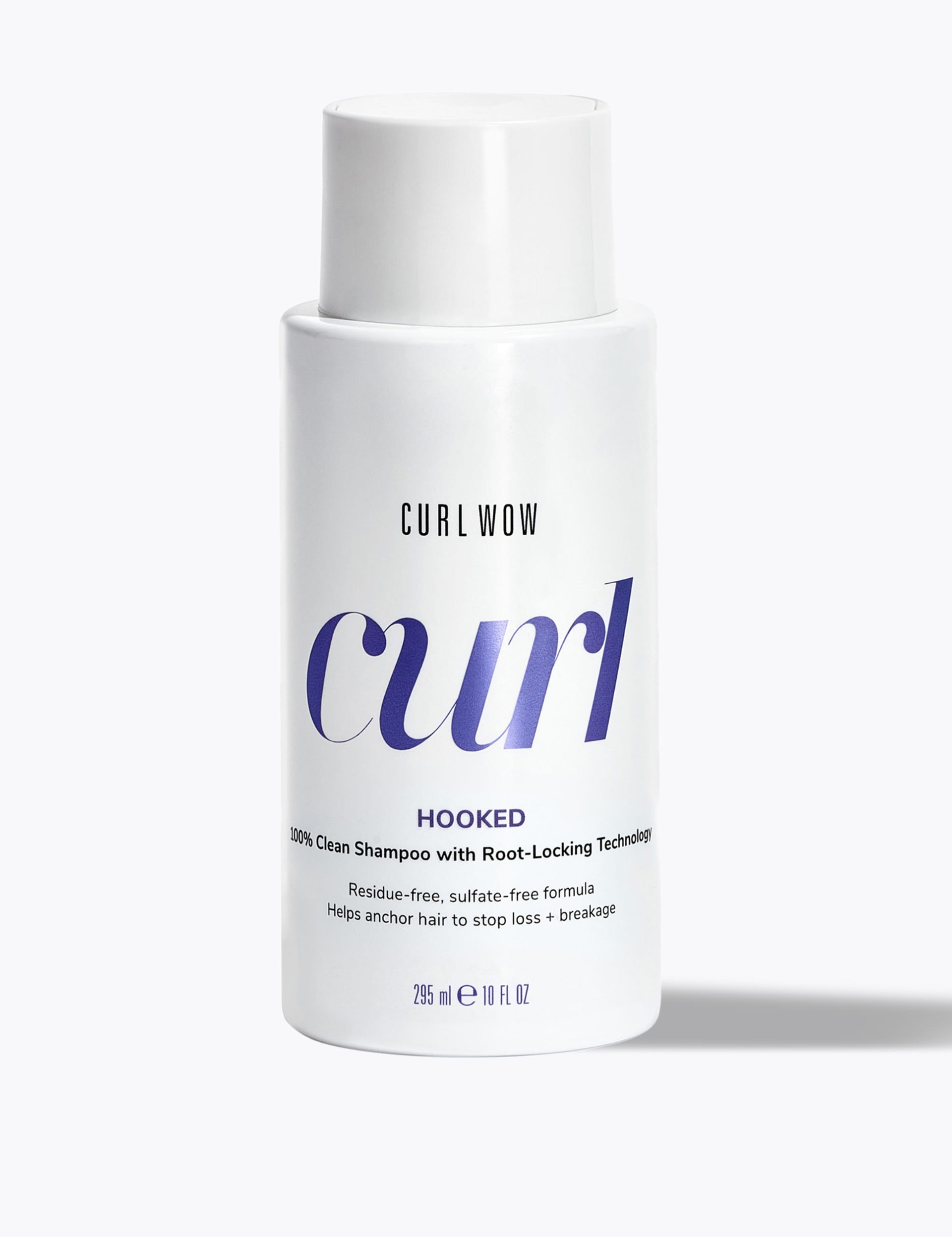 Hooked 100% Clean Shampoo with Root-Locking Technology for Curly Hair 295ml