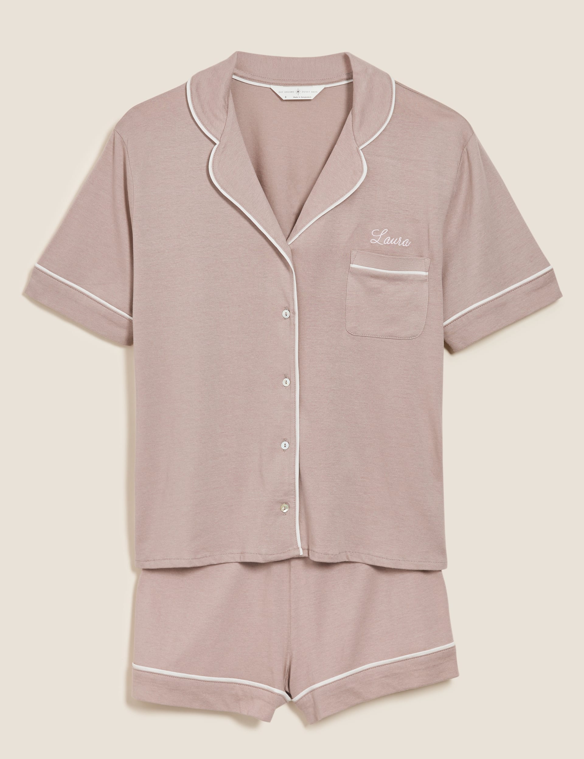 Personalised cotton pjs hotsell