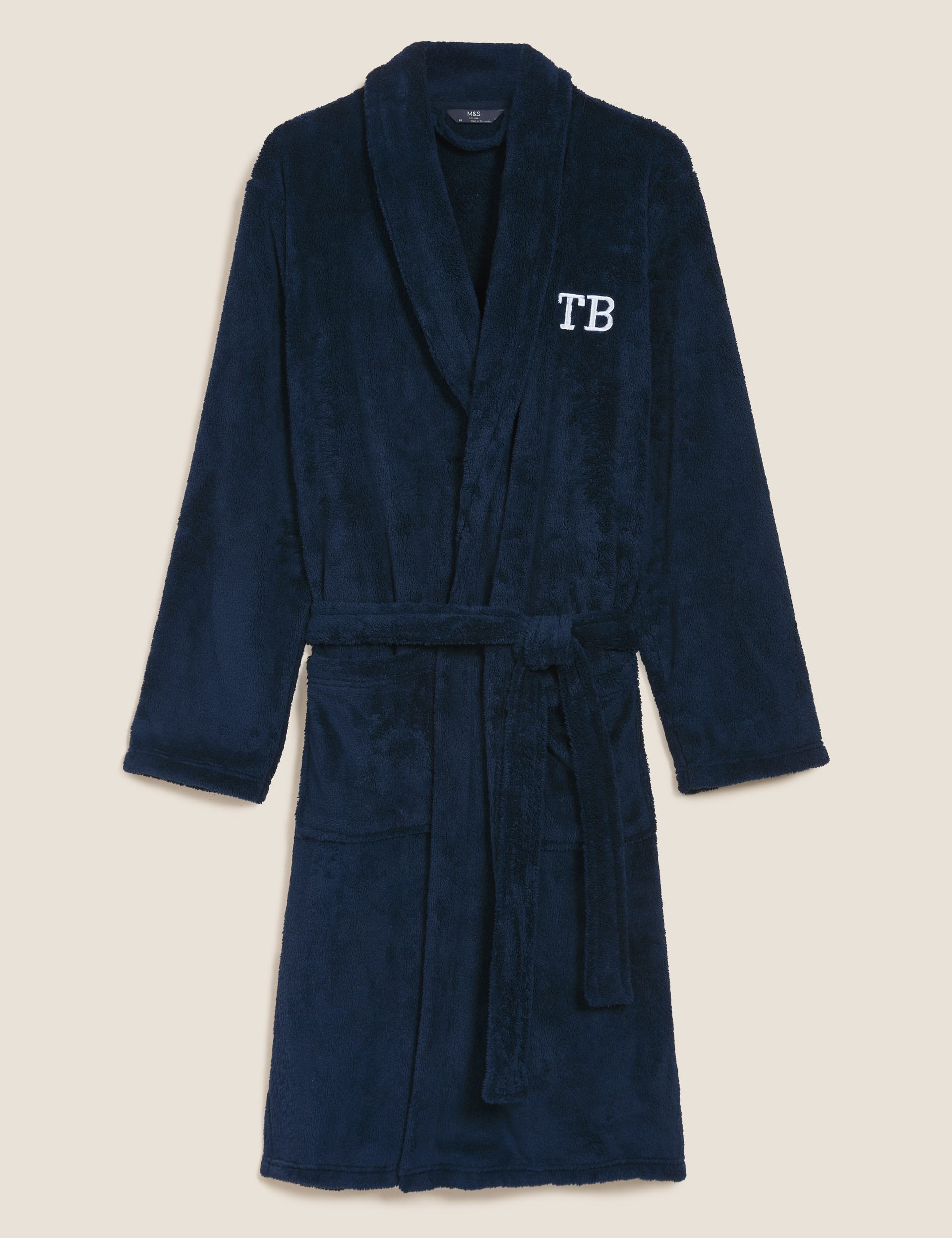 Personalised Men s Supersoft Dressing Gown M S Collection M S