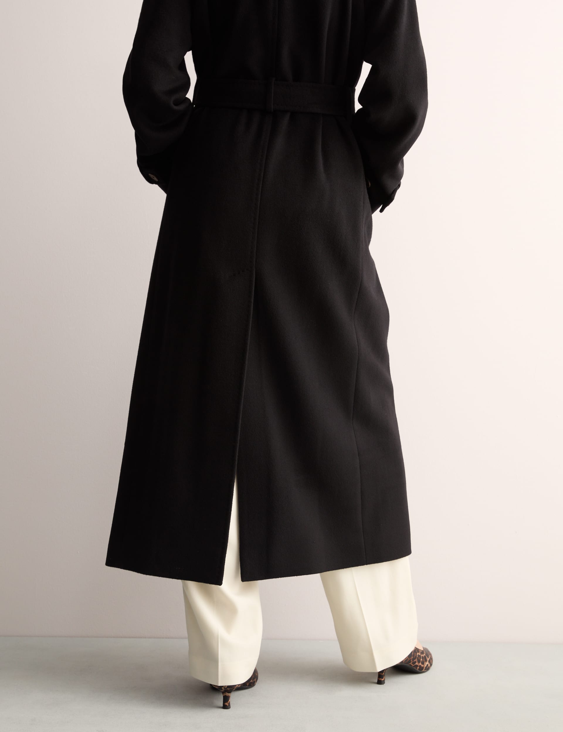 Jaeger classic wool wrap coat hotsell