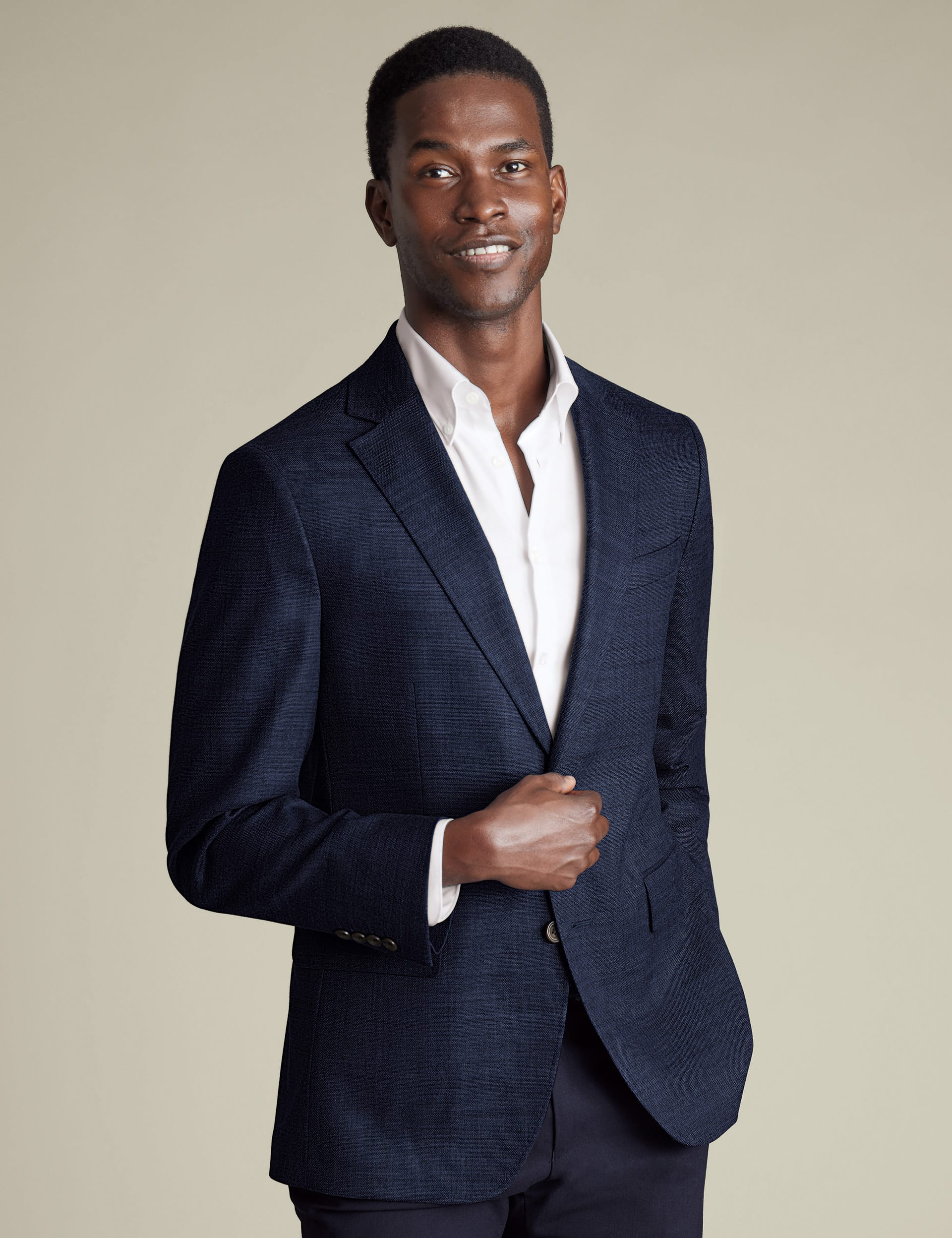 Slim Fit Wool Rich Stretch Suit Jacket primary image