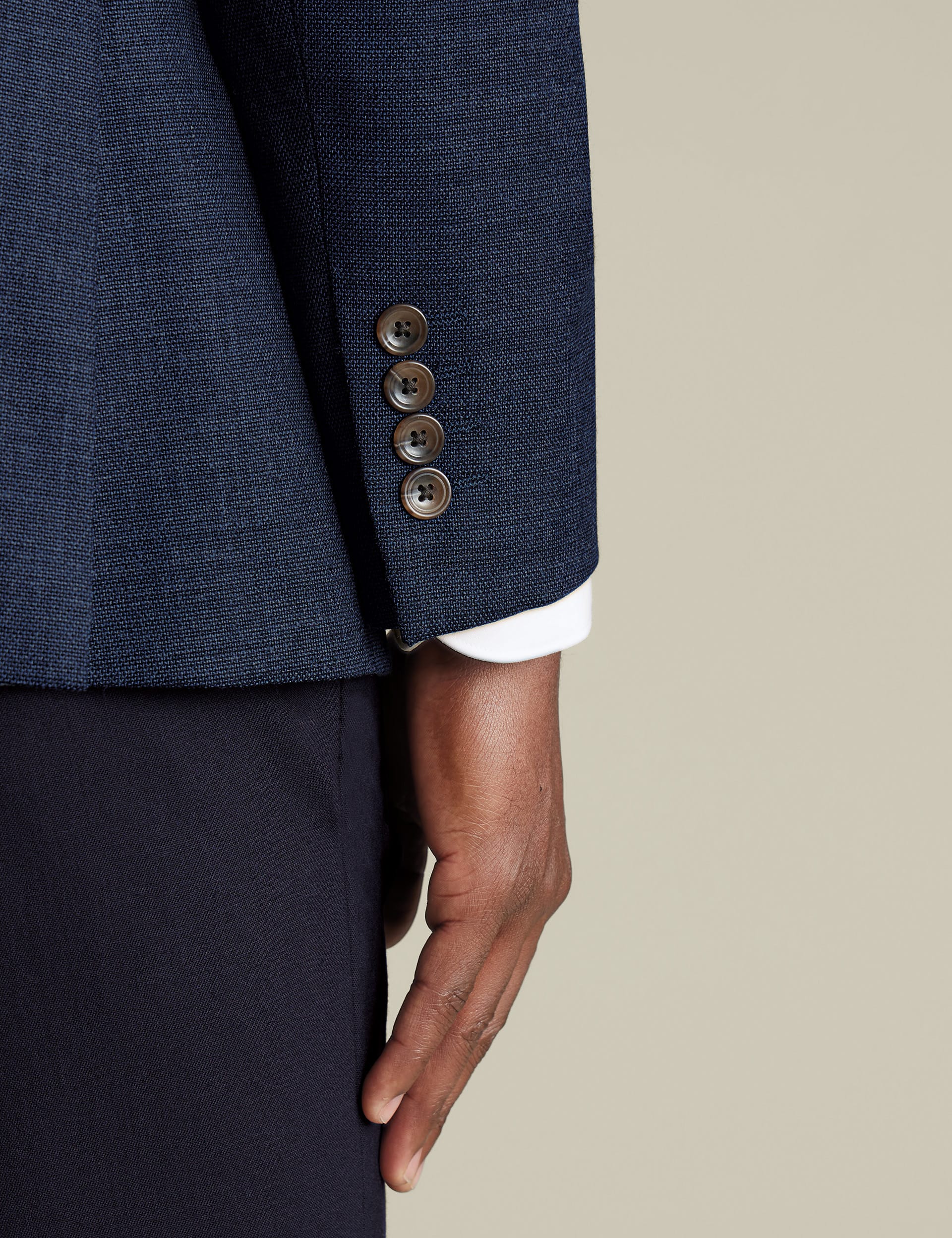 Slim Fit Wool Rich Stretch Suit Jacket thumbnail 4