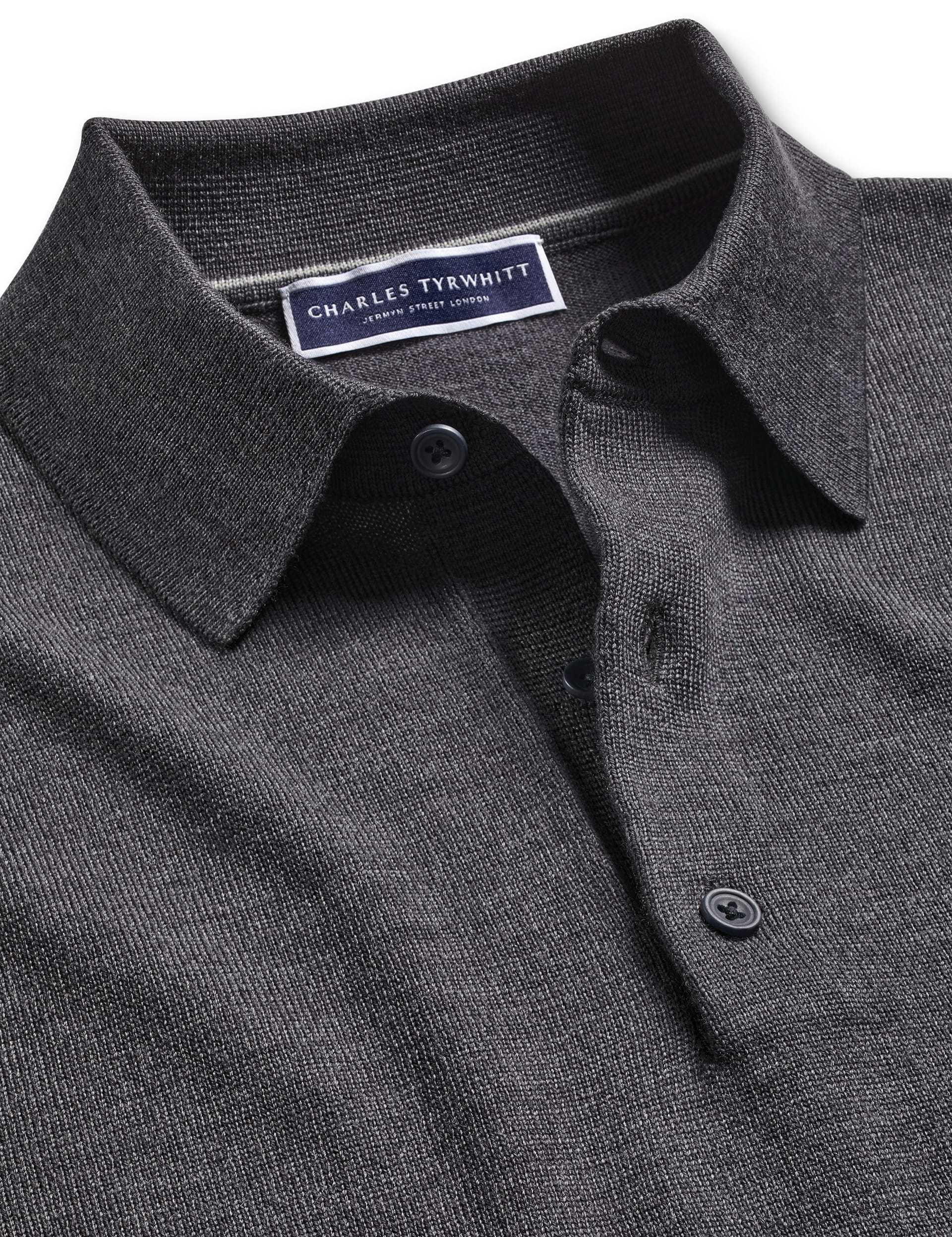 Pure-Merino-Wool-Knitted-Polo-Shirt