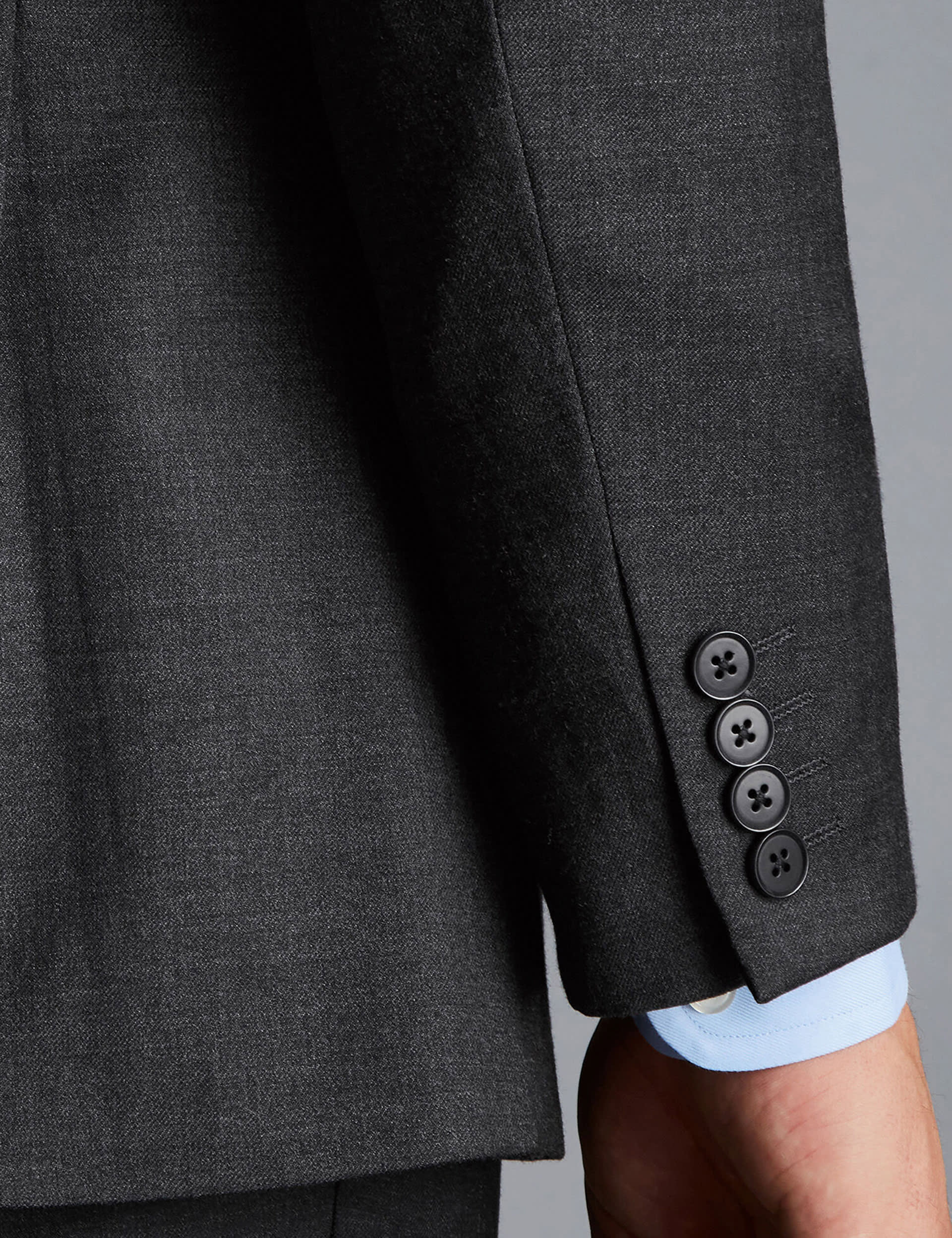 Slim Fit Pure Wool Twill Suit Jacket thumbnail 3