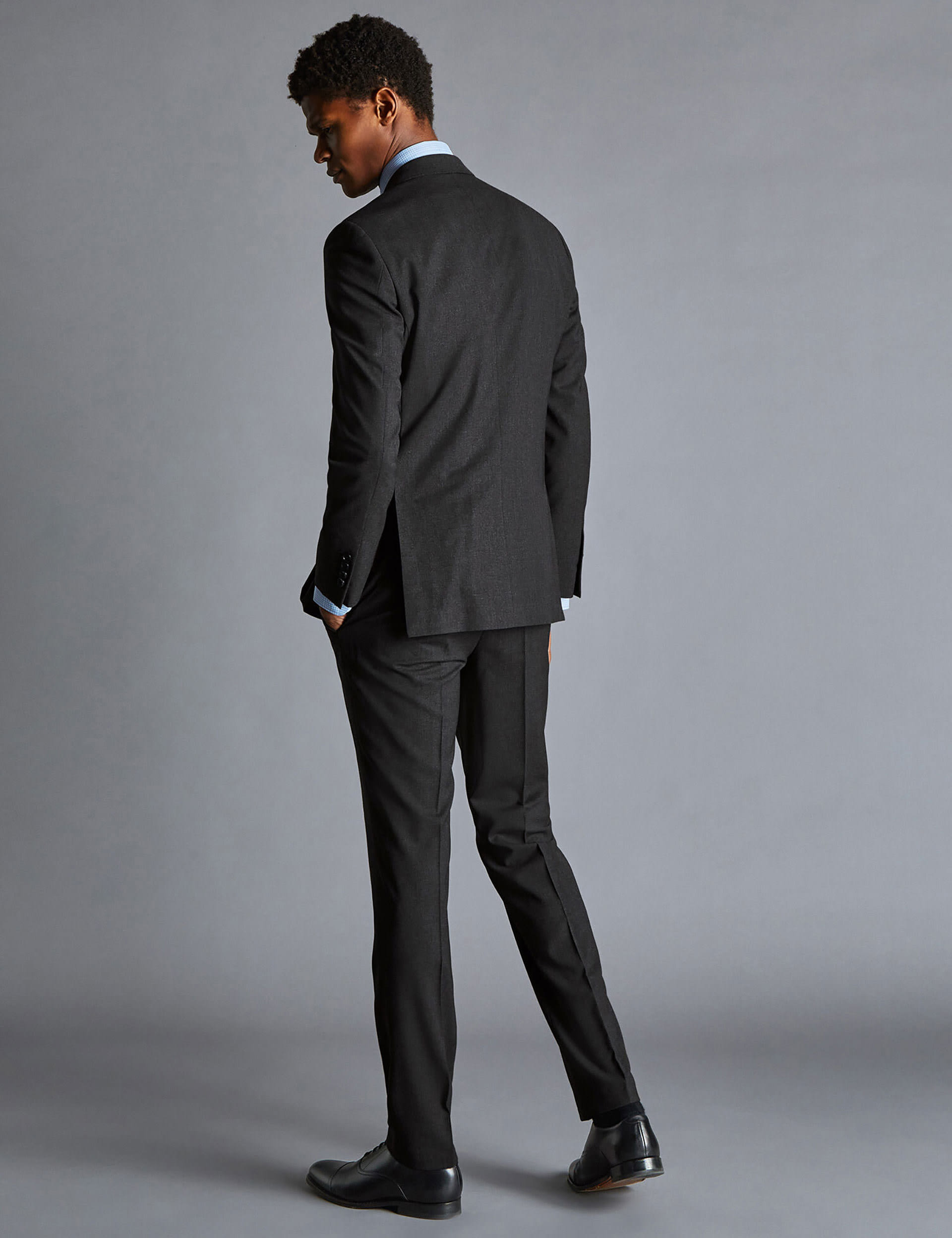 Slim Fit Super 120s Wool Suit Jacket thumbnail 3