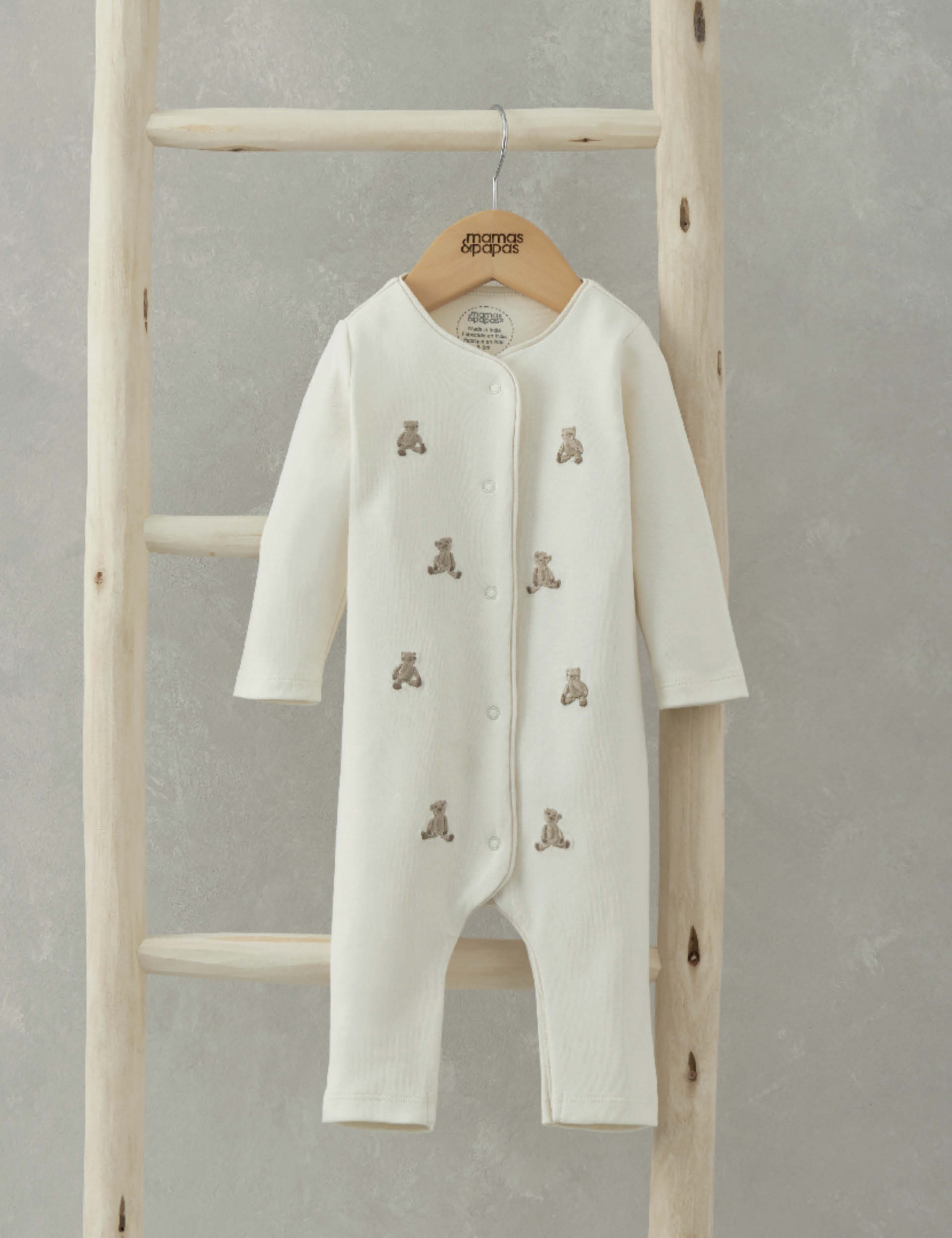 Zipper Romper- Teddy Bear Collection main image 0