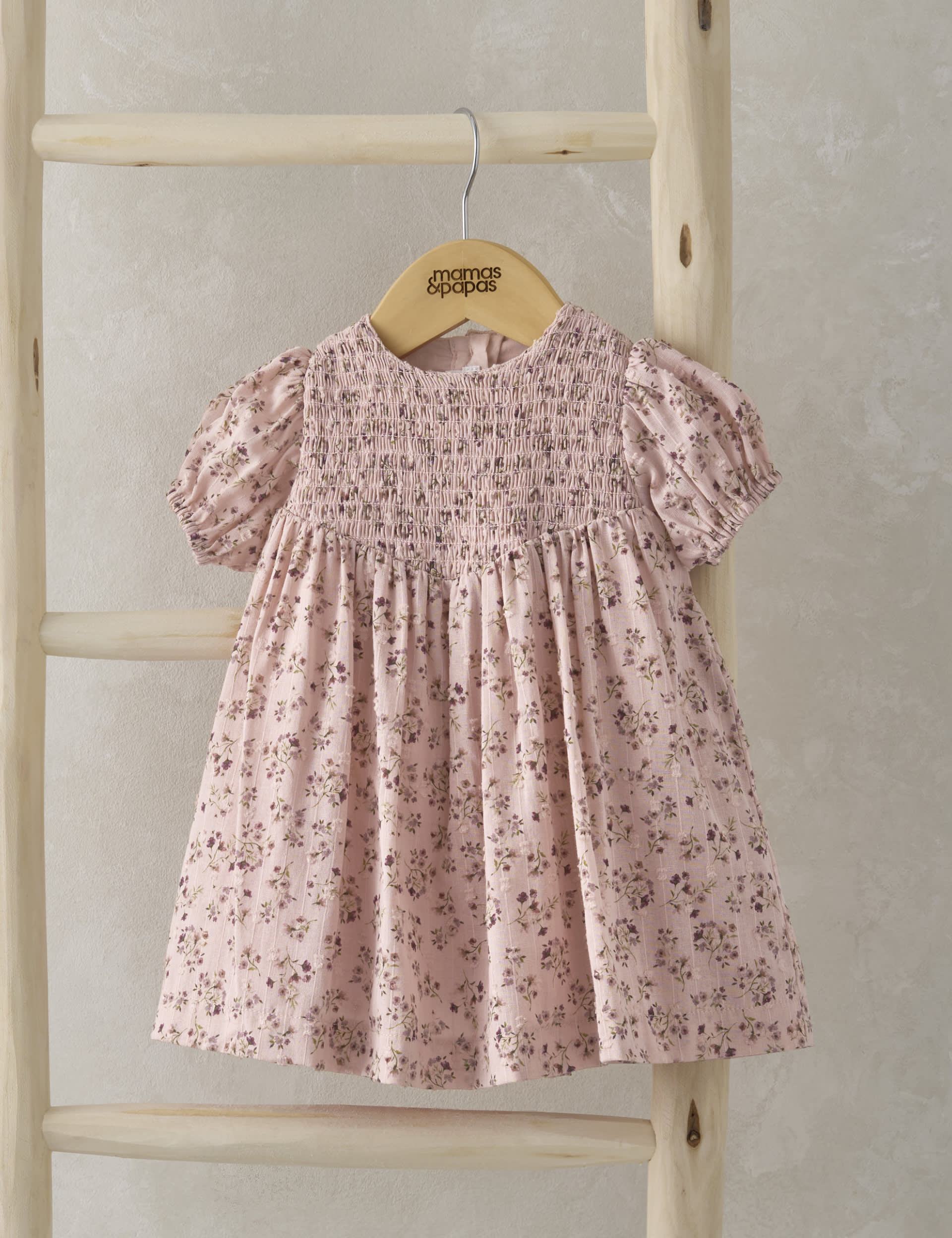 Pure Cotton Ditsy Floral Dress (0-3 Yrs) | Mamas & Papas | M&S