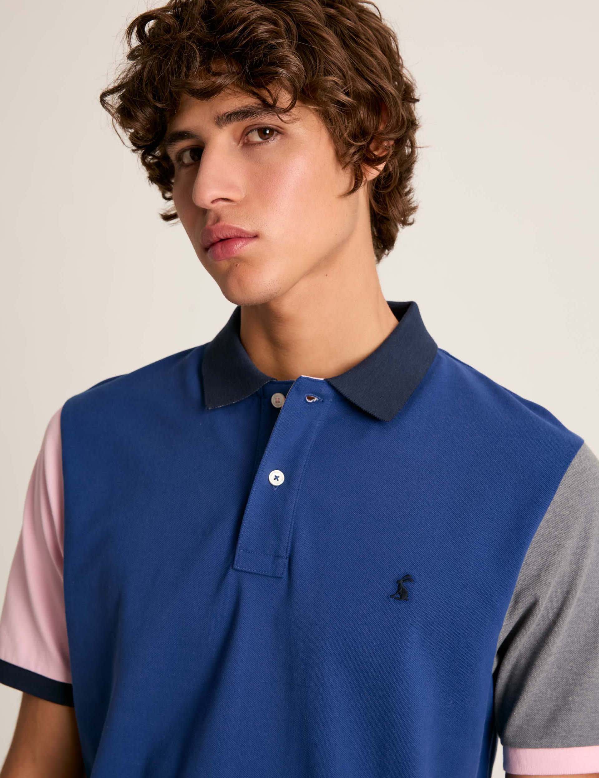 Pure-Cotton-Colour-Block-Polo-Shirt