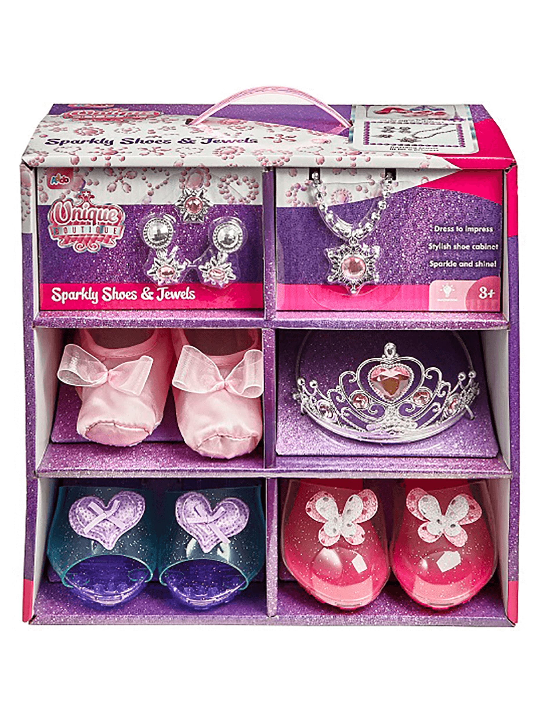 Sparkly Shoes Jewels Set 3 10 Yrs Unique Boutique M S