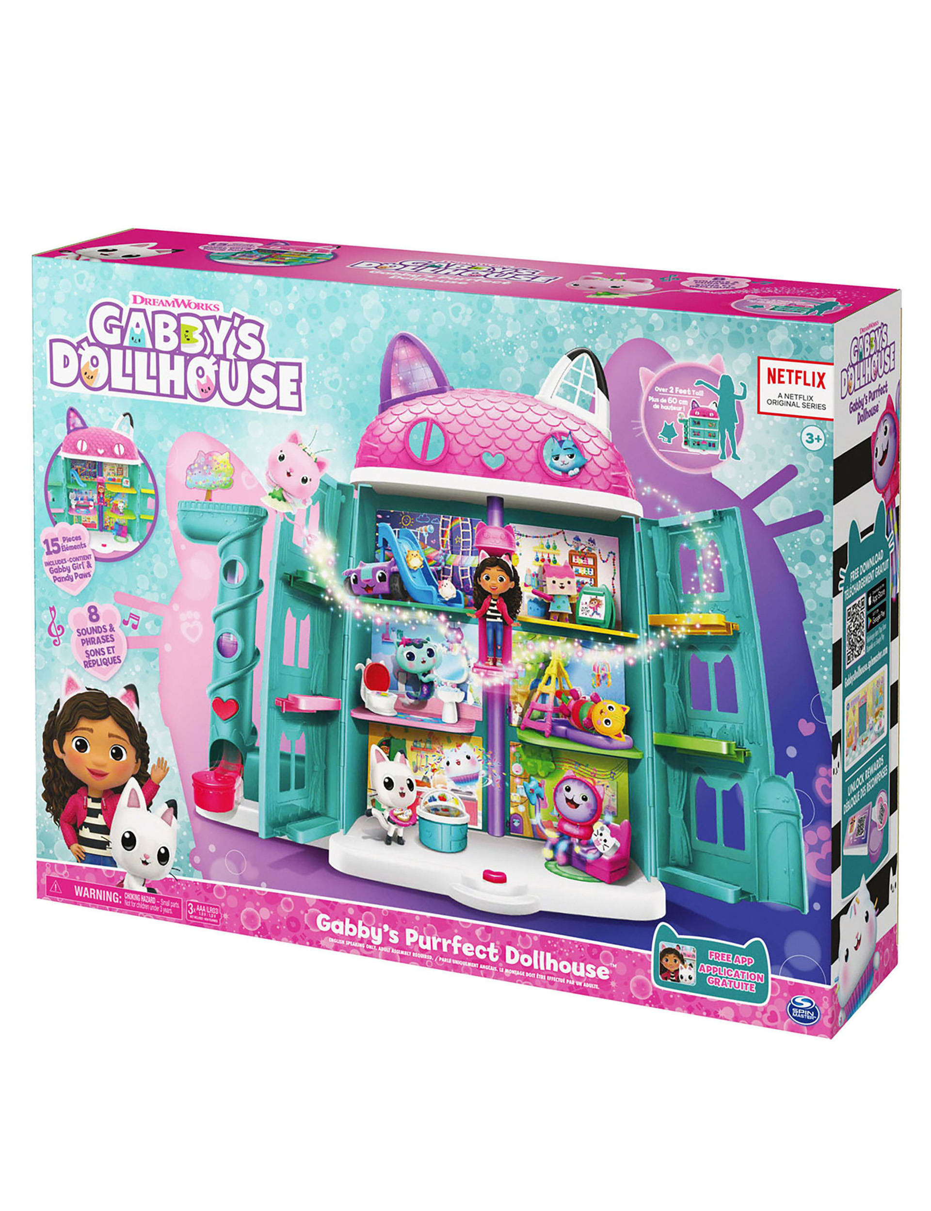 Gabby's Dollhouse Bundle - All 3 hot Rooms & Playsets